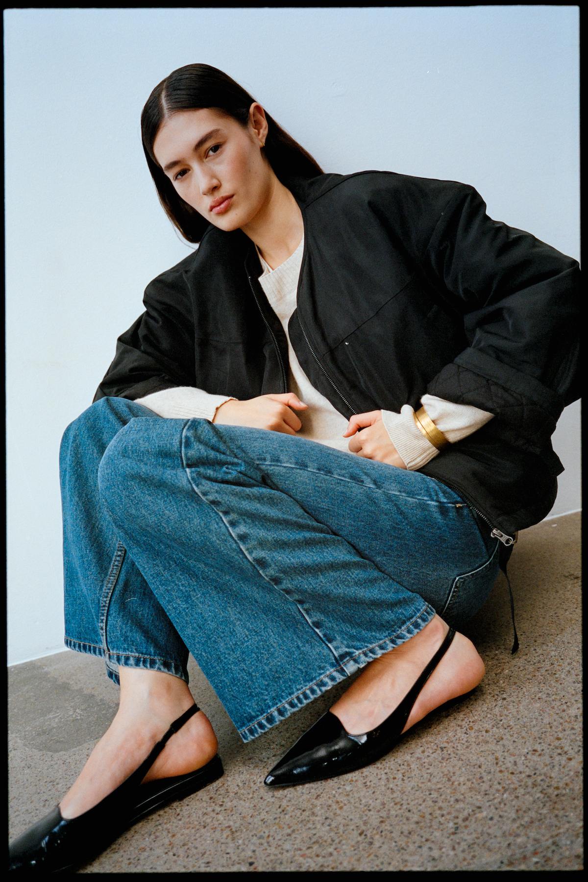 Glod - Arched jacket I Black 12 - Rabens Saloner - DK