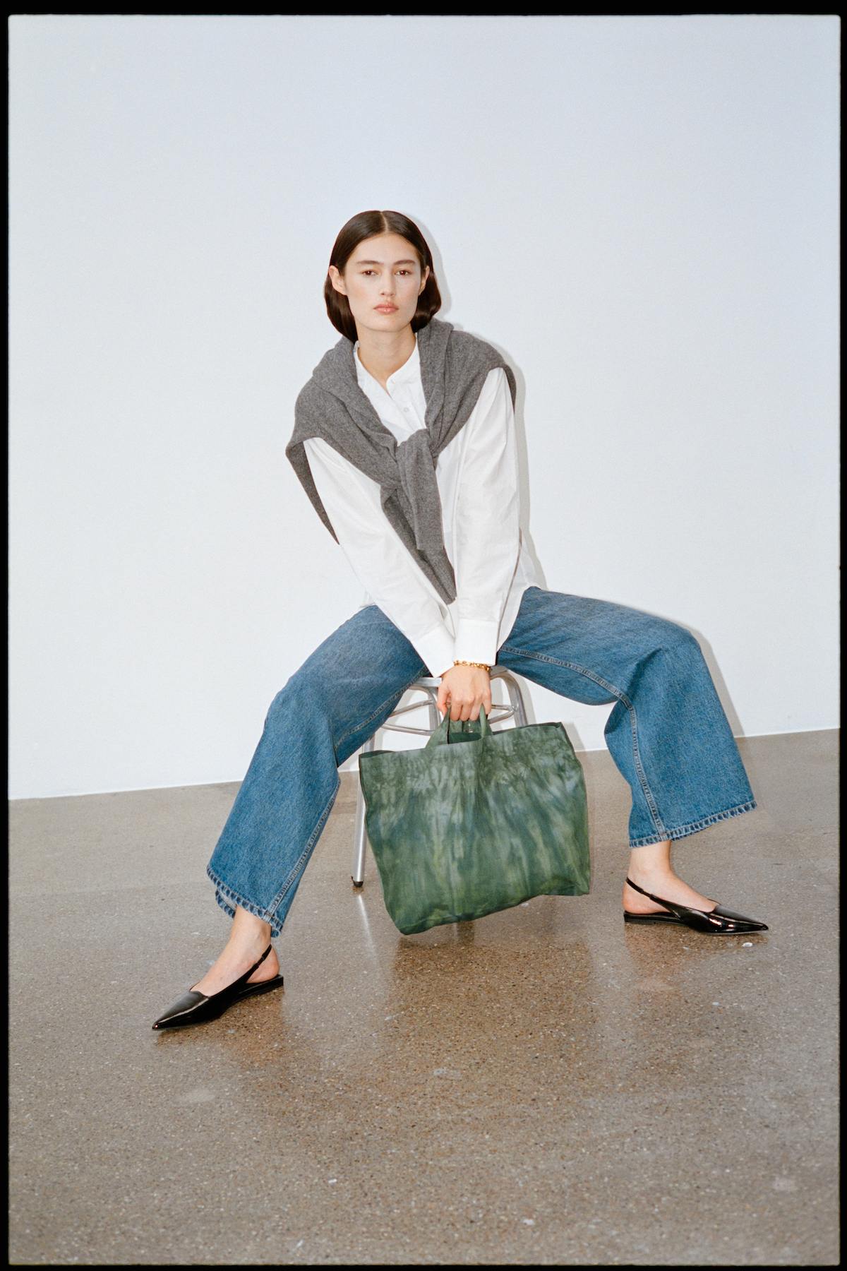 Ischa - Arizona tote bag I Green combo 1 - Rabens Saloner - DK