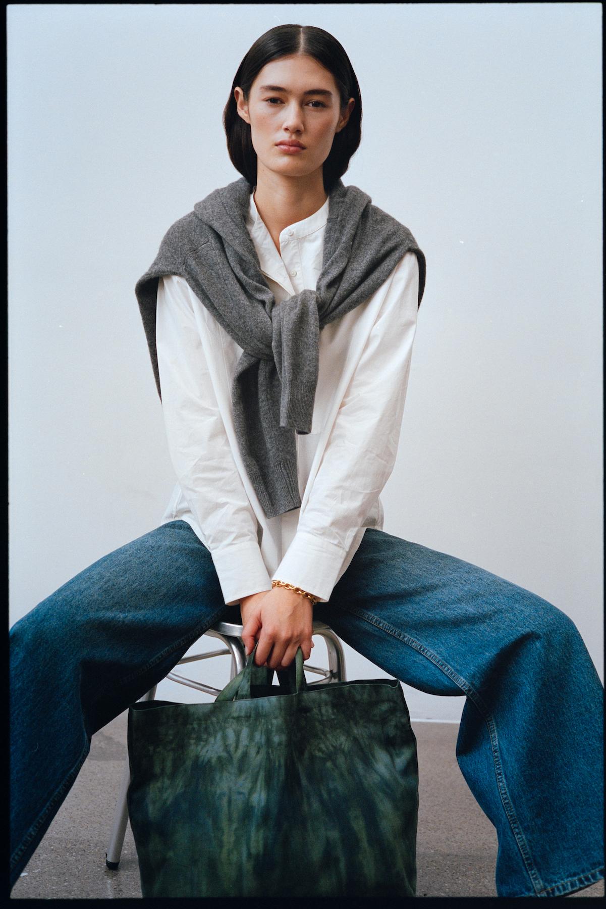 Ischa - Arizona tote bag I Green combo 2 - Rabens Saloner - DK