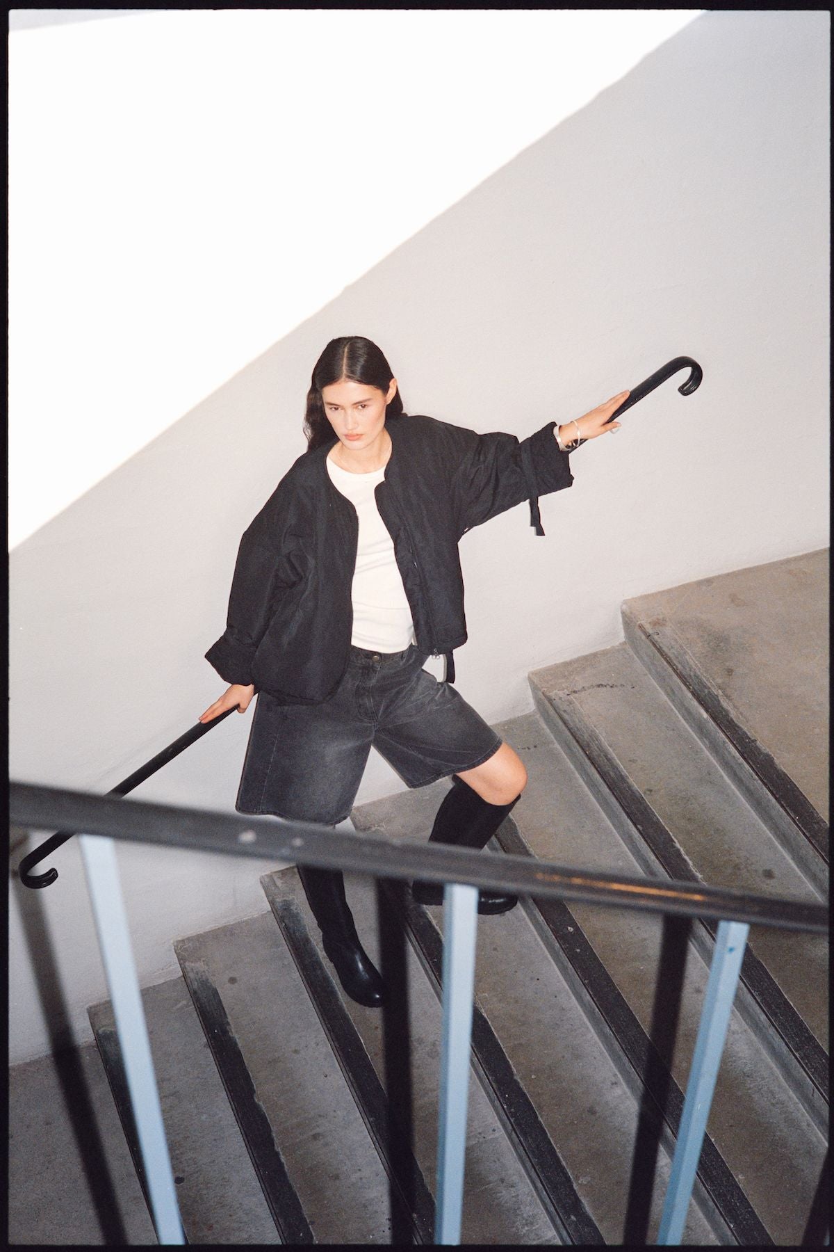 Glod - Arched jacket I Black 17 - Rabens Saloner - DK