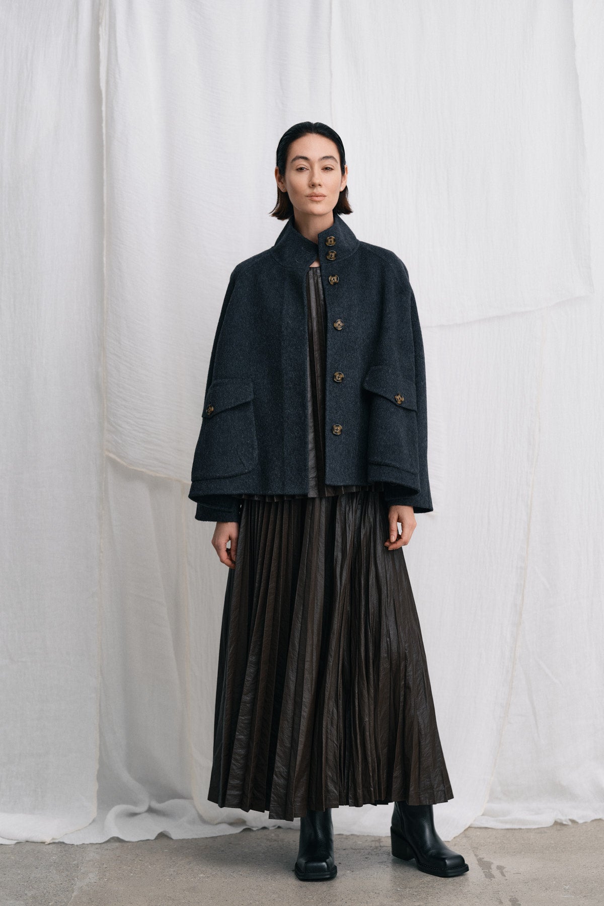 Simonia - Pleats skirt I French toast 8 - Rabens Saloner - DK