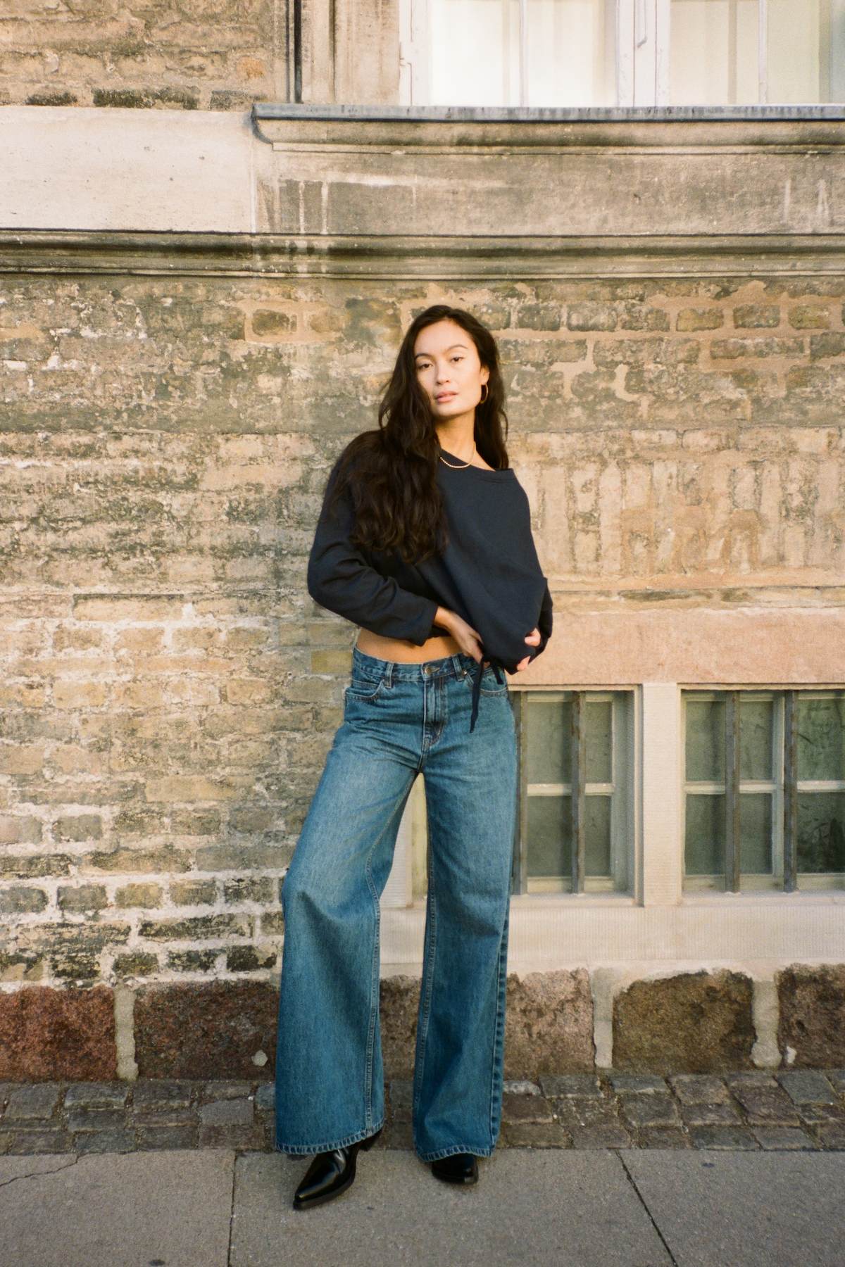 Ini - Denim pants I Washed Indigo 6 - Rabens Saloner - DK