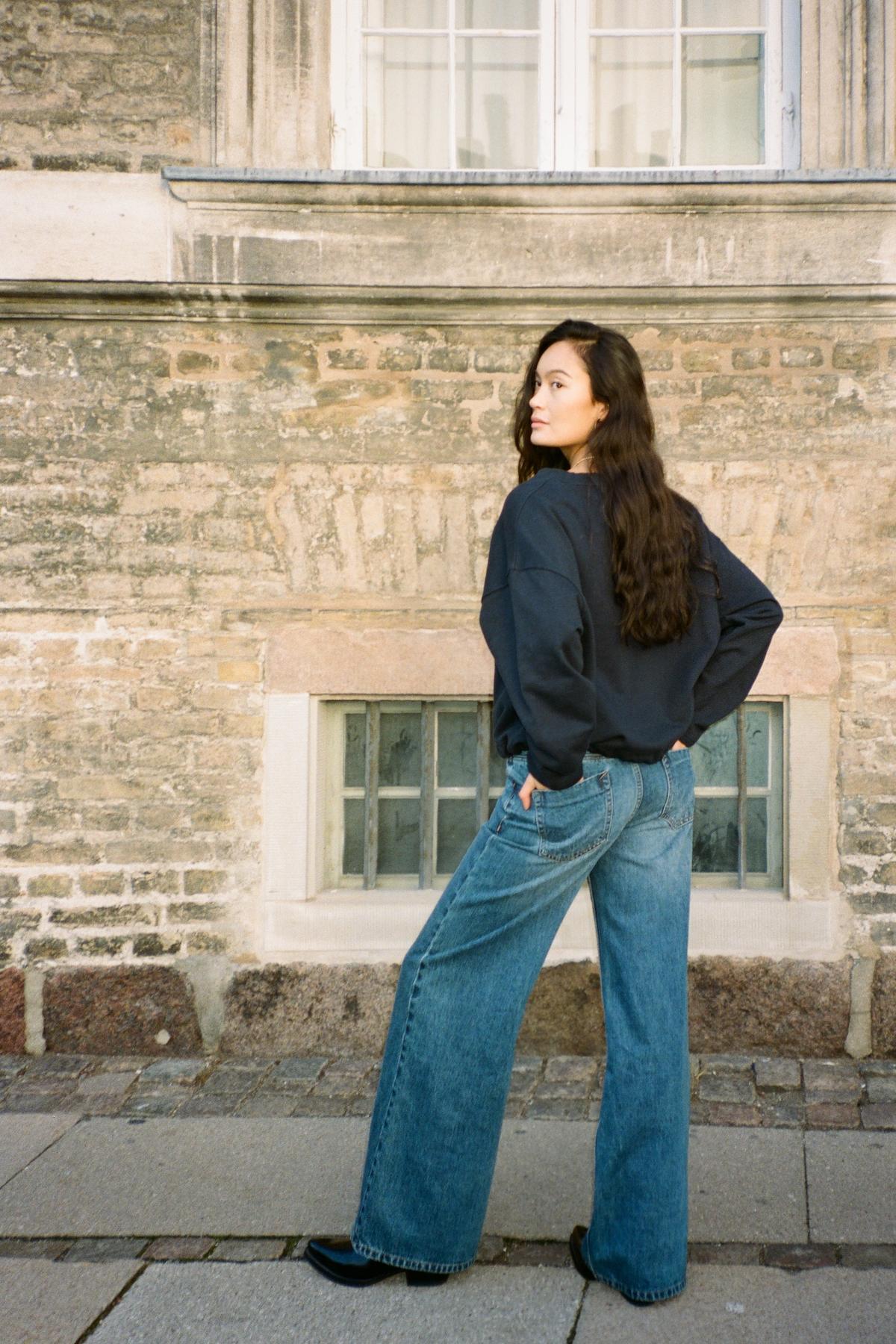 Ini - Denim pants I Washed Indigo 2 - Rabens Saloner - DK