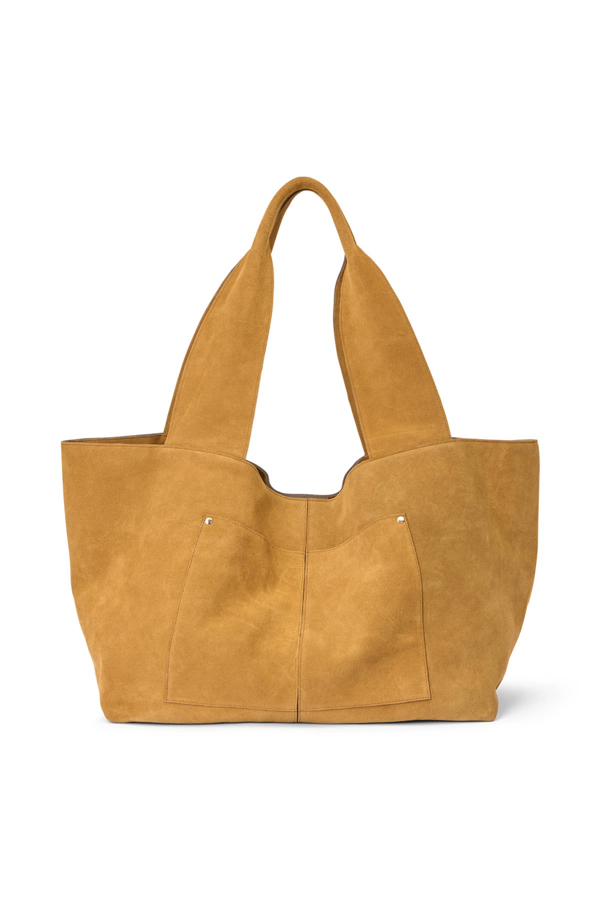 Semira - Heavy suede large bag I Whiskey 4 - Rabens Saloner - DK