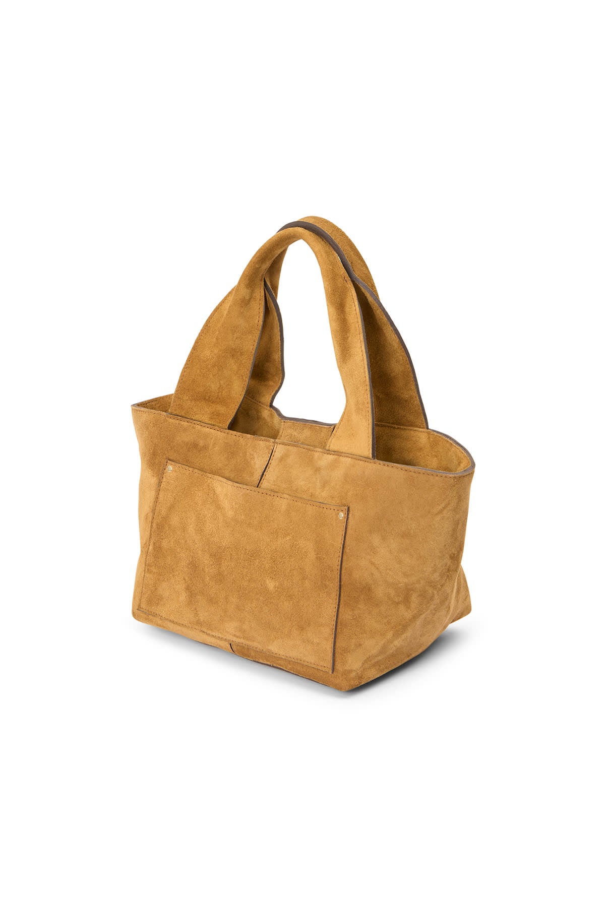 Shalom - Heavy suede mini bag I Whiskey 5 - Rabens Saloner - DK