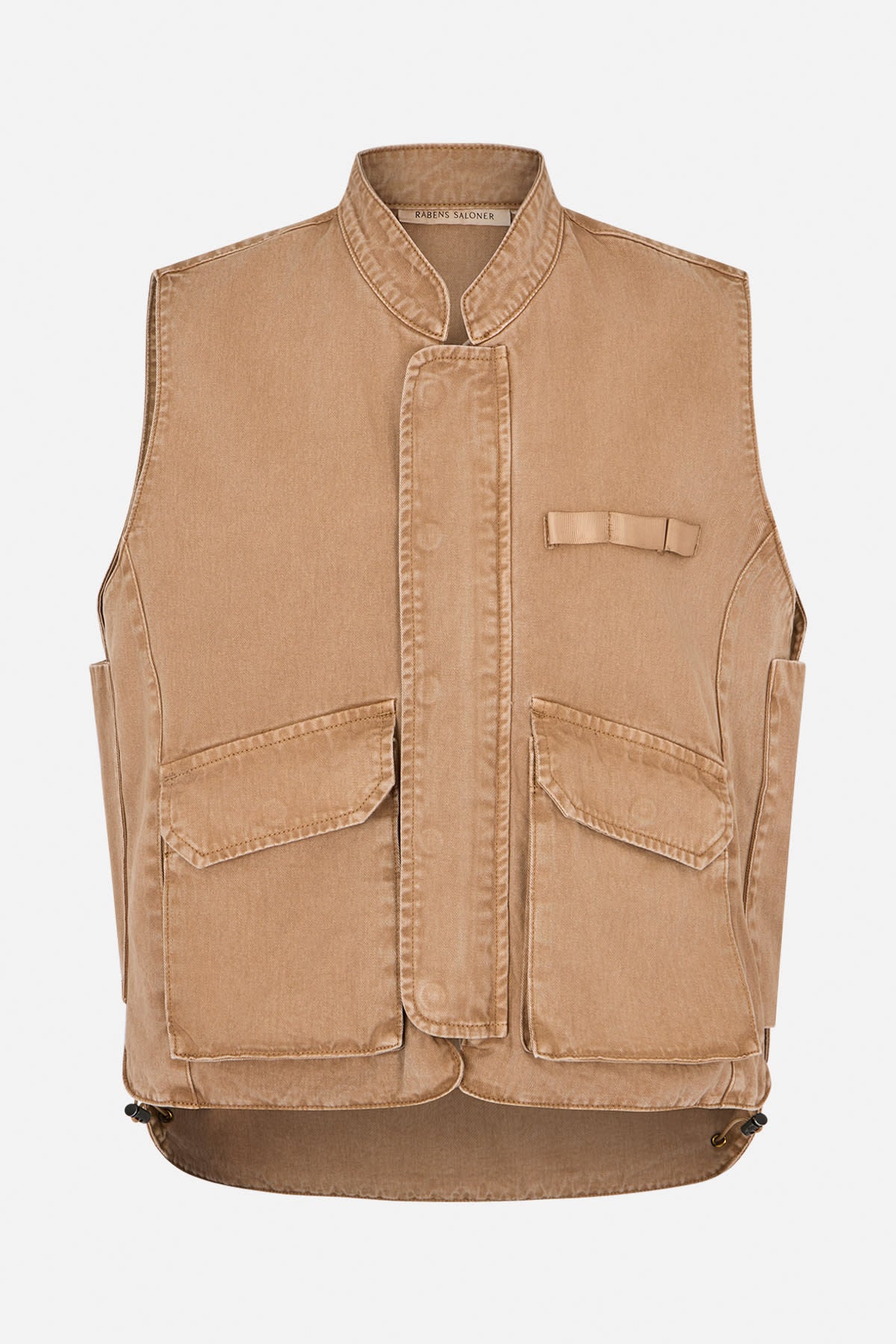 Beena - Canvas vest I Washed tobacco Washed tobacco XS/S 5 - Rabens Saloner - DK