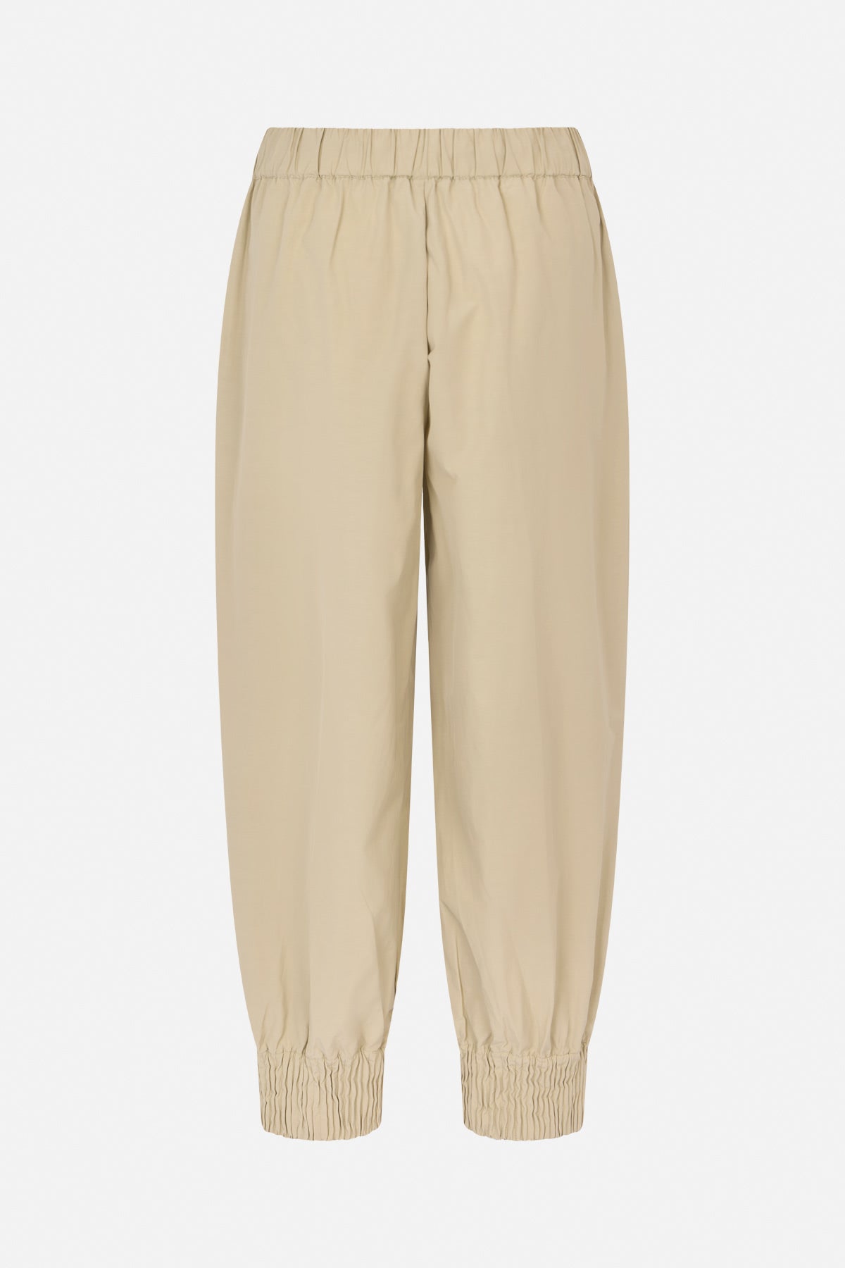 Zenna - Weightless smocked pants I Dark chalk