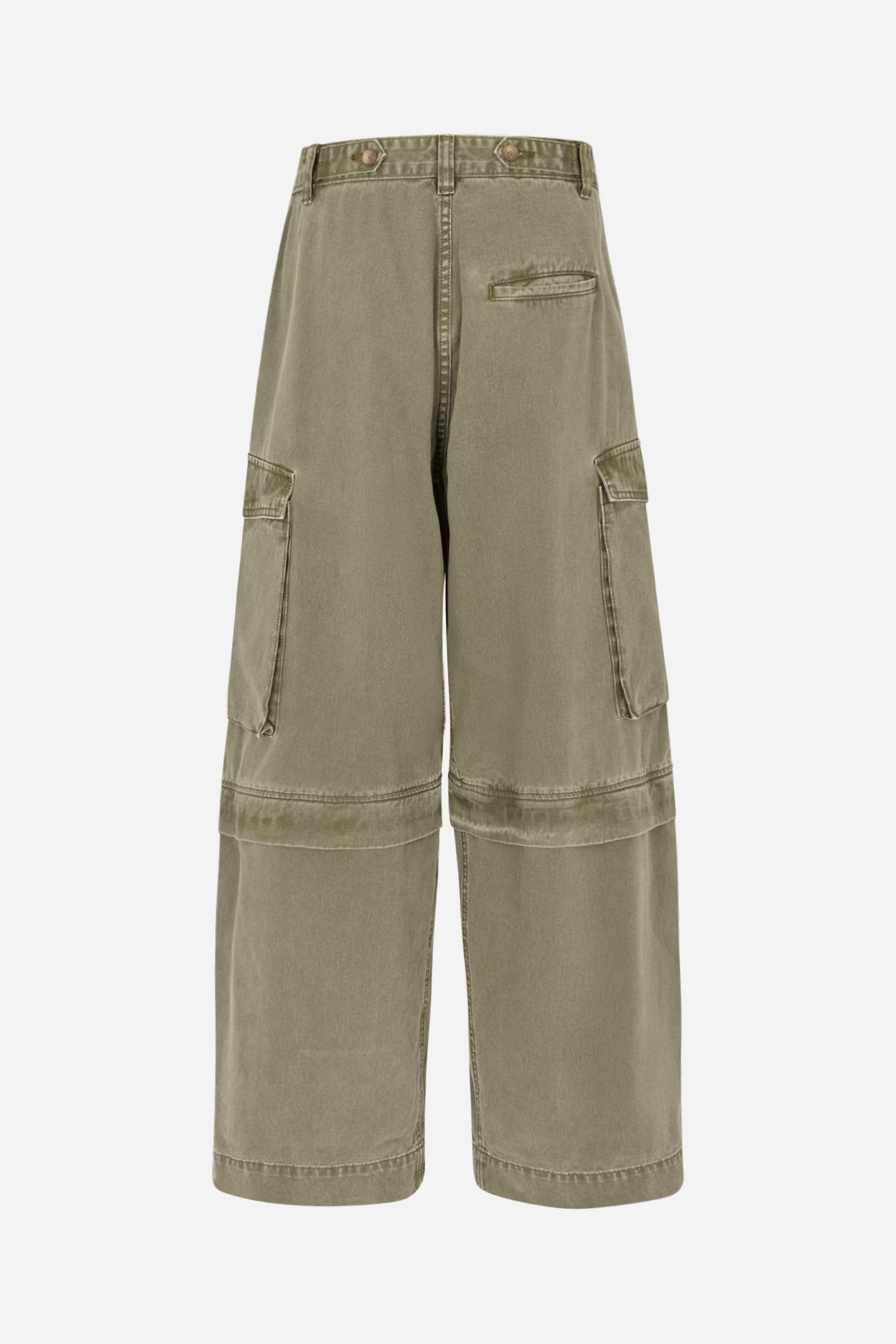Frema - Canvas cargo pants I Washed sage 6 - Rabens Saloner - DK