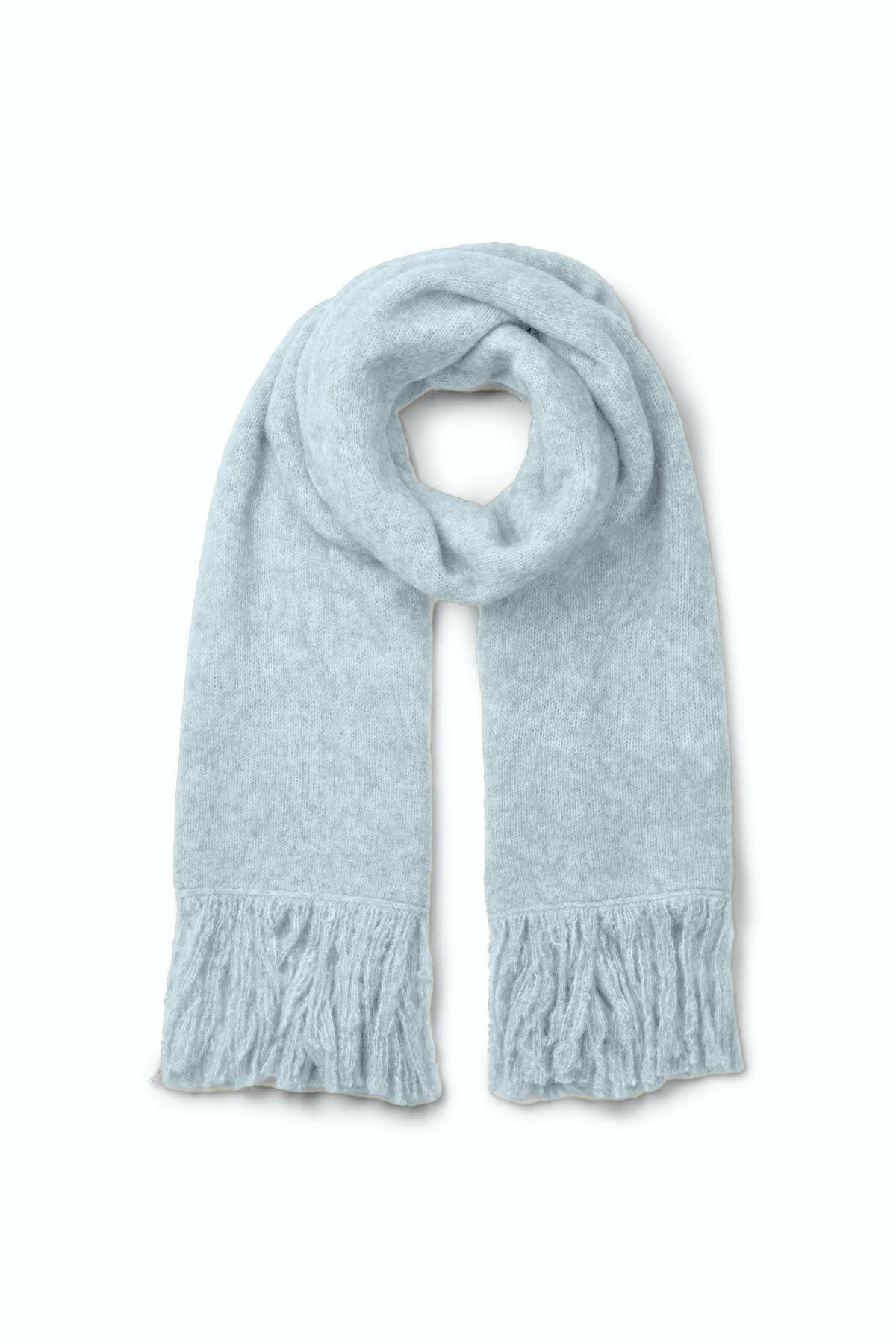 Birla - Superlight knit scarf I Ice blue