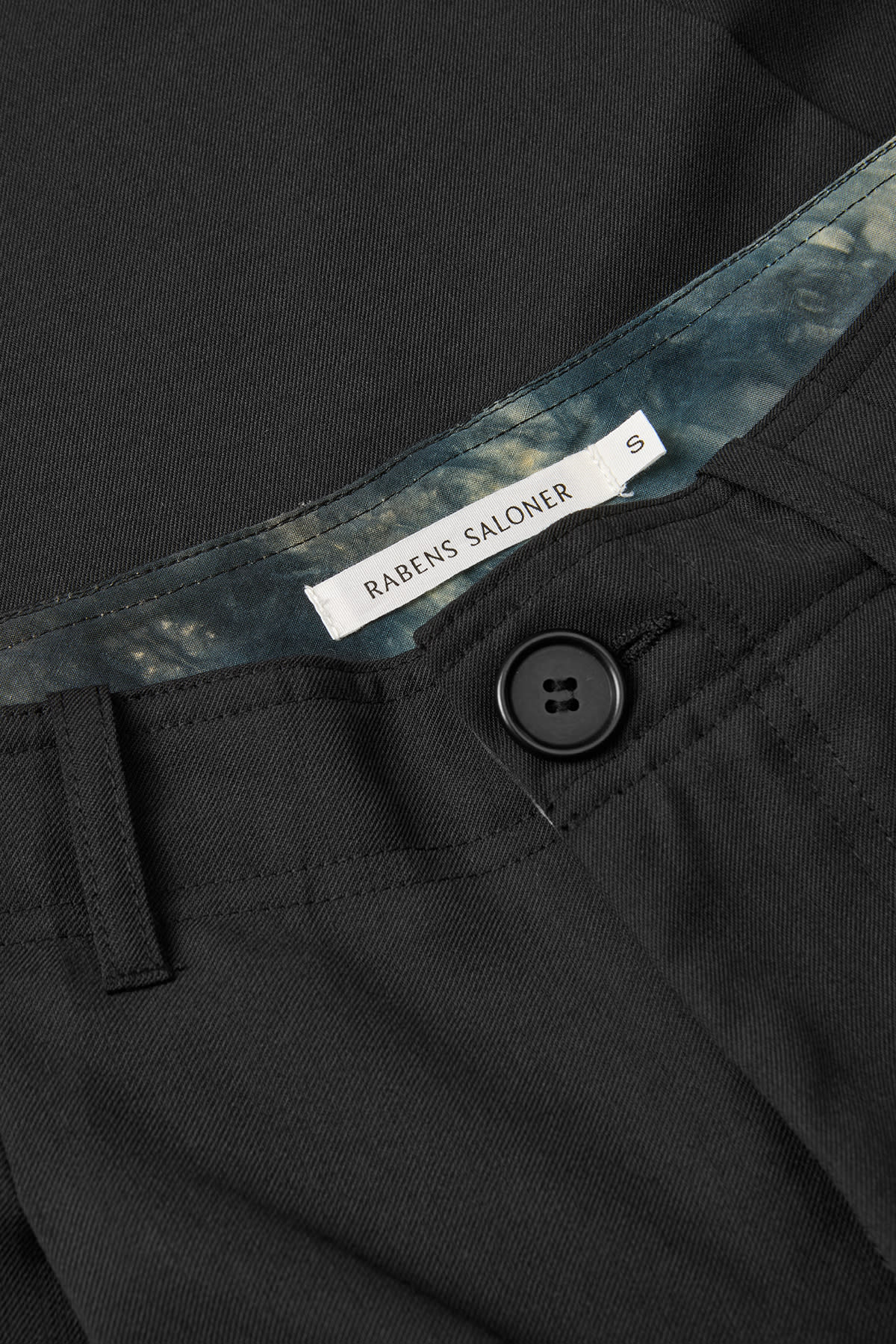 Thalia - Smooth tailoring pants I Black 7 - Rabens Saloner - DK