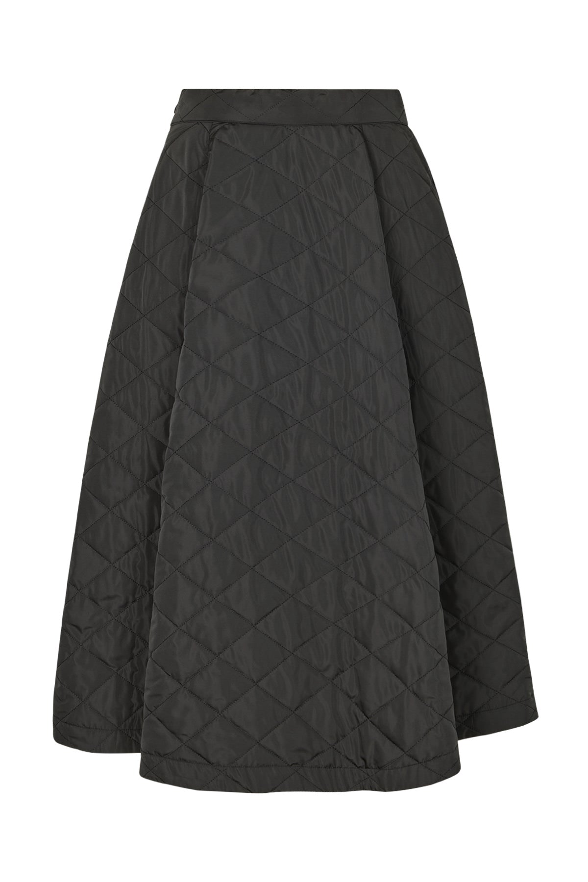 Bisharo - Tech quilt full skirt I Black 5 - Rabens Saloner - DK
