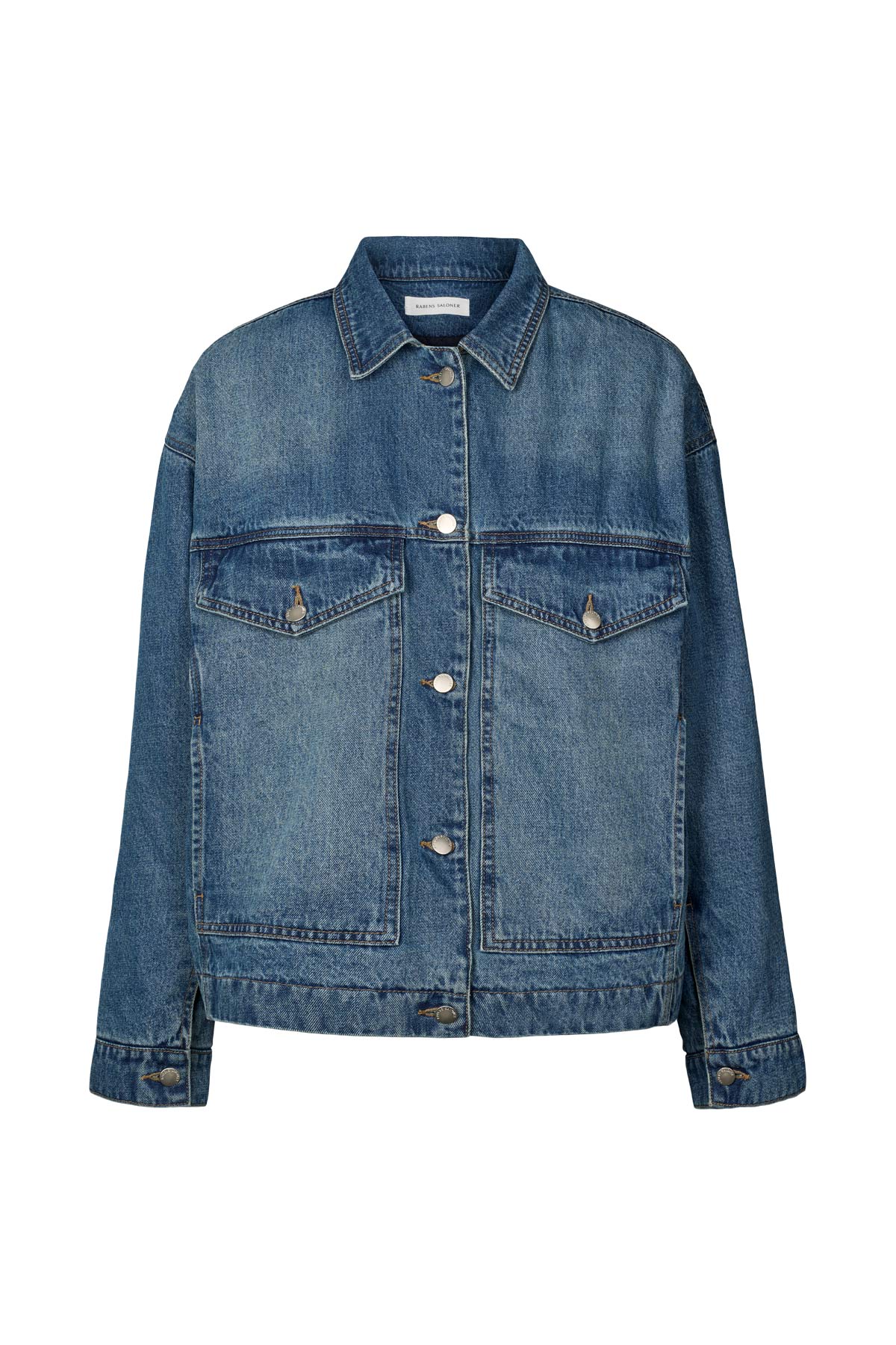 Hellelou - Denim jacket I Washed indigo 5 - Rabens Saloner - DK