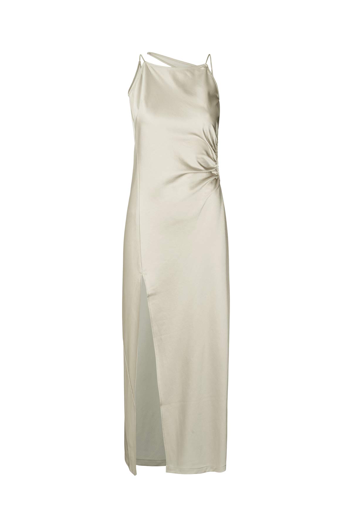 Pandora - Techno drape fitted dress I Oyster Oyster XS 1 - Rabens Saloner - DK