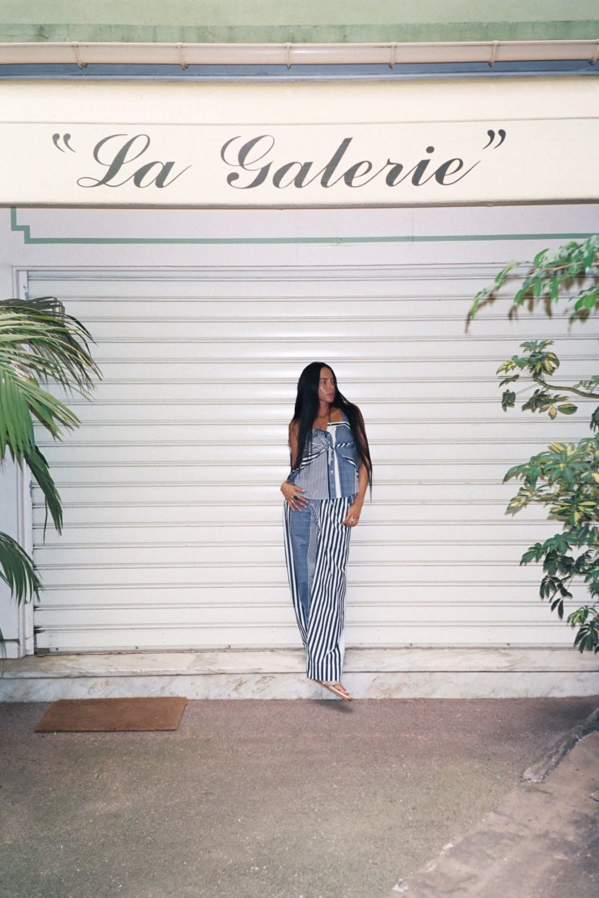 Blue - Medley stripe pants I Navy stripe 5 - Rabens Saloner - DK
