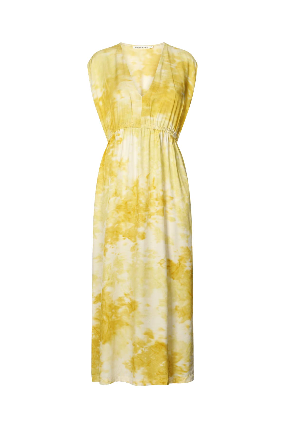Indi - Fusion elastic waist dress I Lemon combo Lemon combo XS 1 - Rabens Saloner - DK