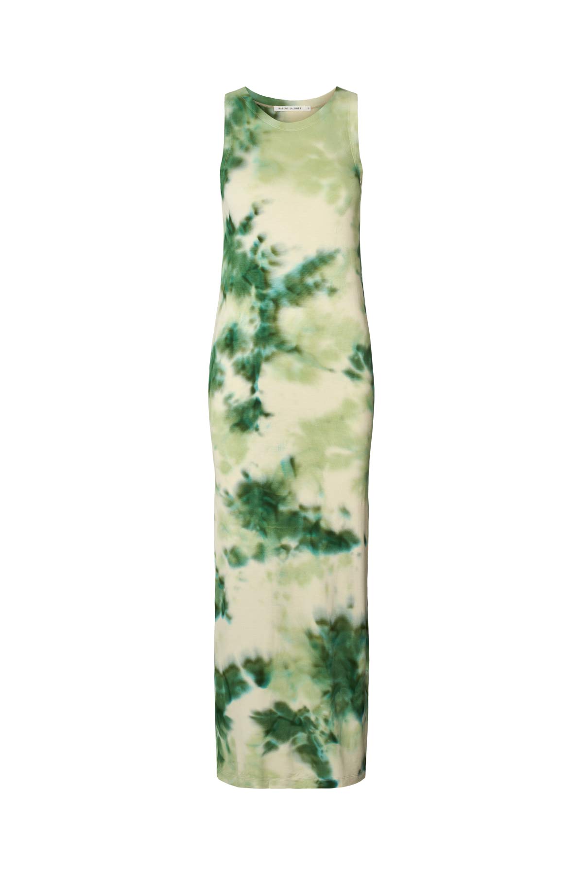 Niara - Fusion long tank dress I Emerald combo Emerald combo XS 1 - Rabens Saloner - DK