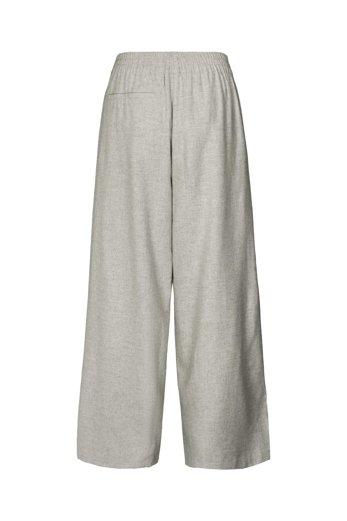 Everdeen - Drapy tailoring relaxed pants I Grey melange 9 - Rabens Saloner - DK