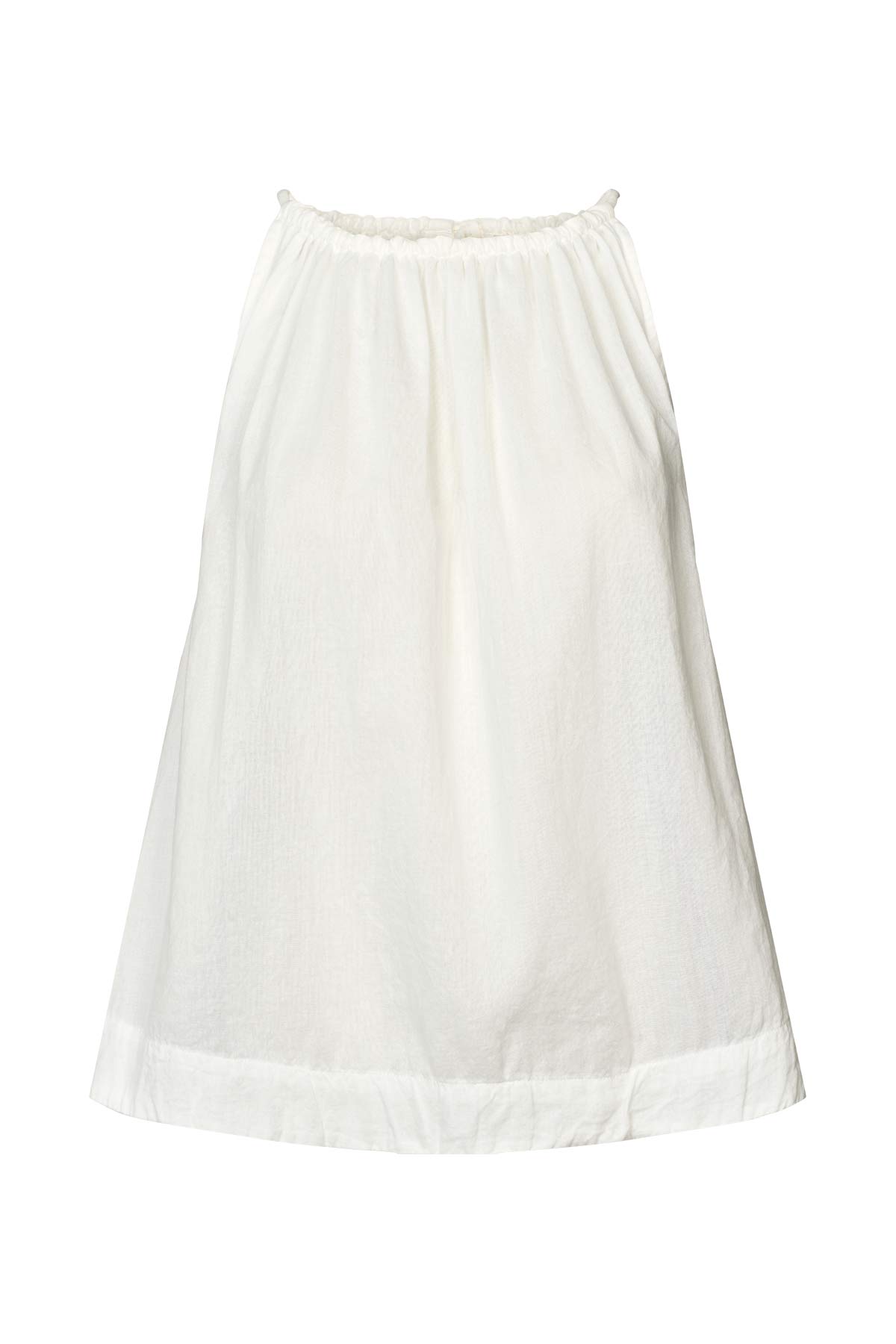 Hoda - Cotton halter top I White White XS 4 - Rabens Saloner - DK