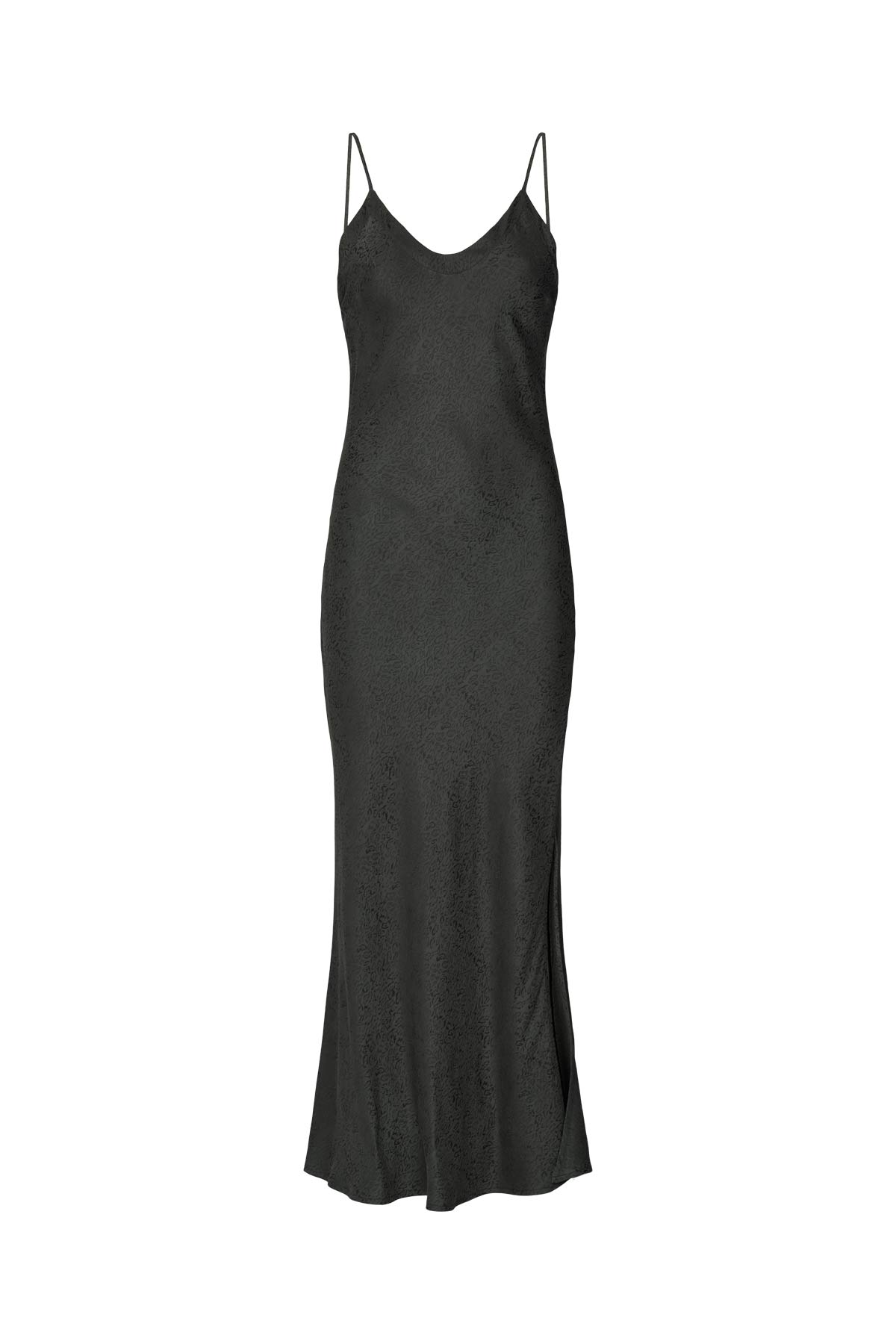 Glorie - Cluster jacquard bias dress I Black Black XS 3 - Rabens Saloner - DK