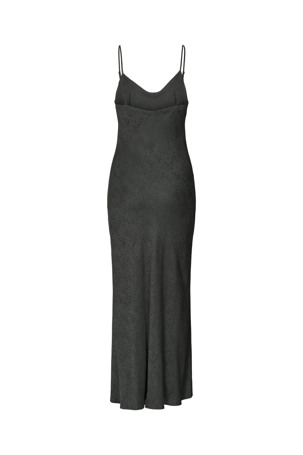 Glorie - Cluster jacquard bias dress I Black 4 - Rabens Saloner - DK