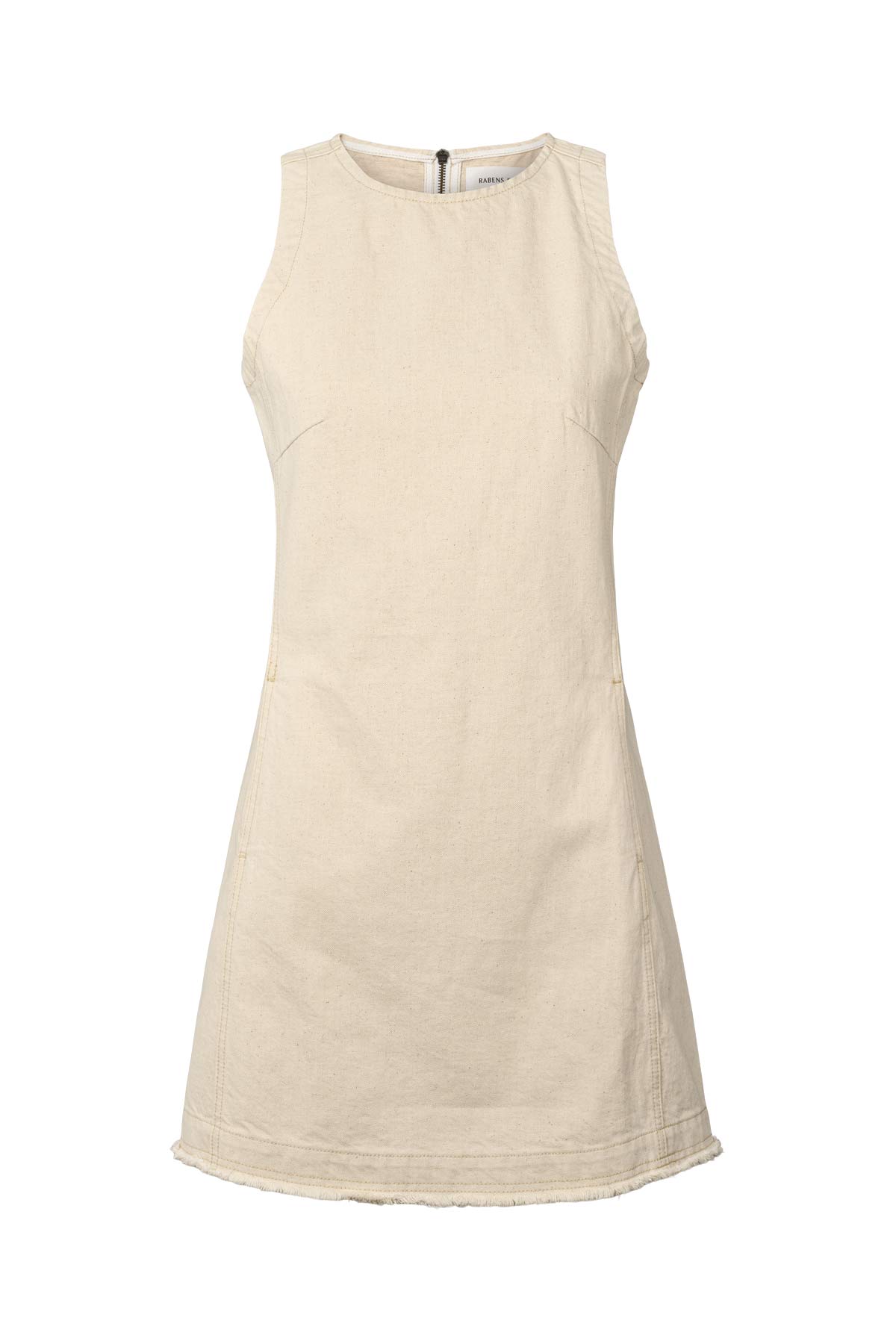 Lizl - Denim ecru dress I Ecru Ecru XS 3 - Rabens Saloner - DK