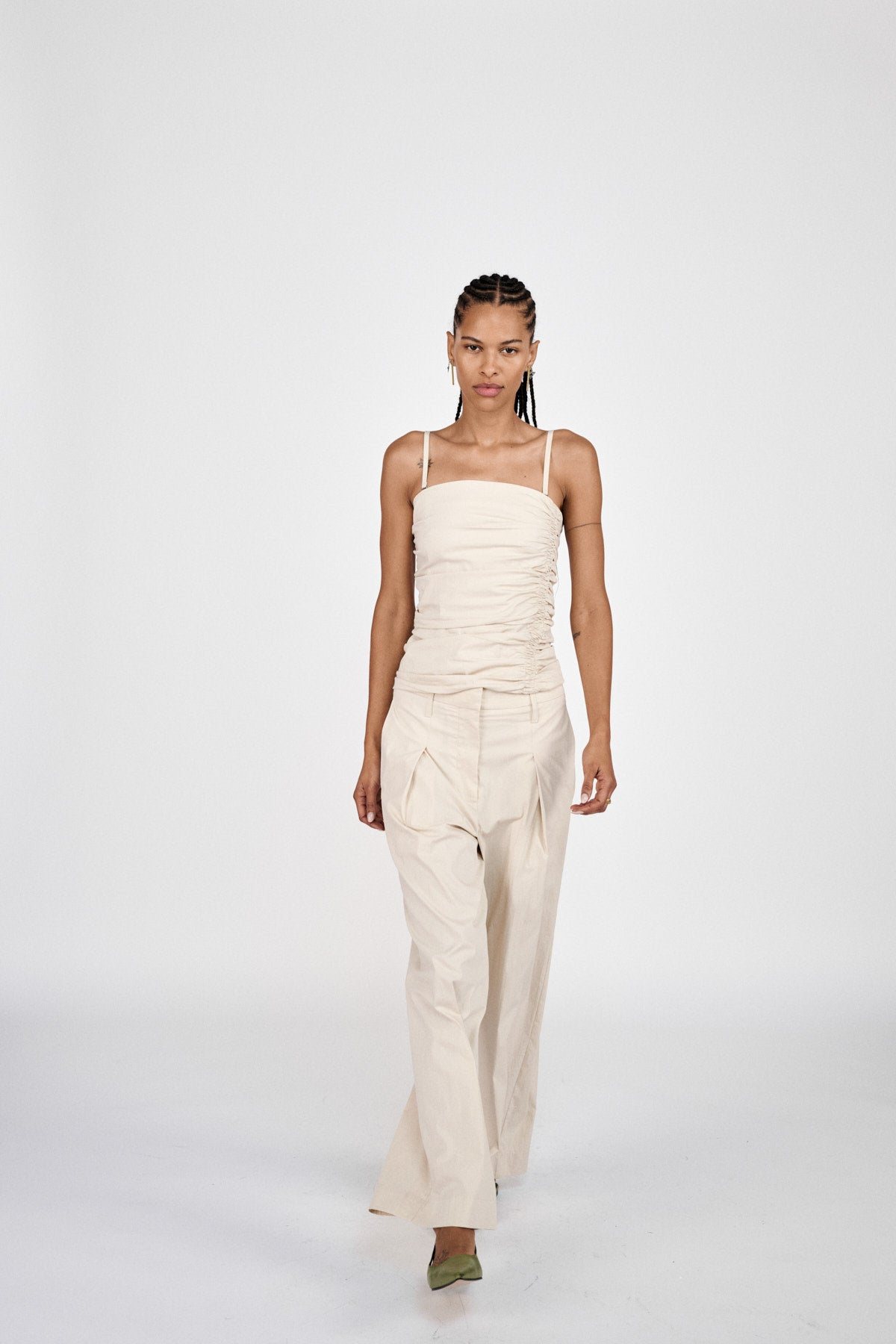 Gunna - Papery bodice top I Black 4 - Rabens Saloner - DK