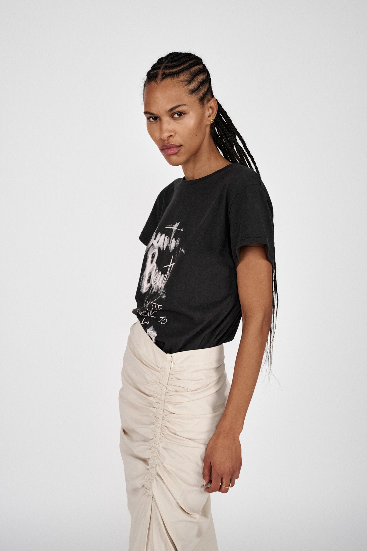 Filza - Papery skirt I Black 5 - Rabens Saloner - DK