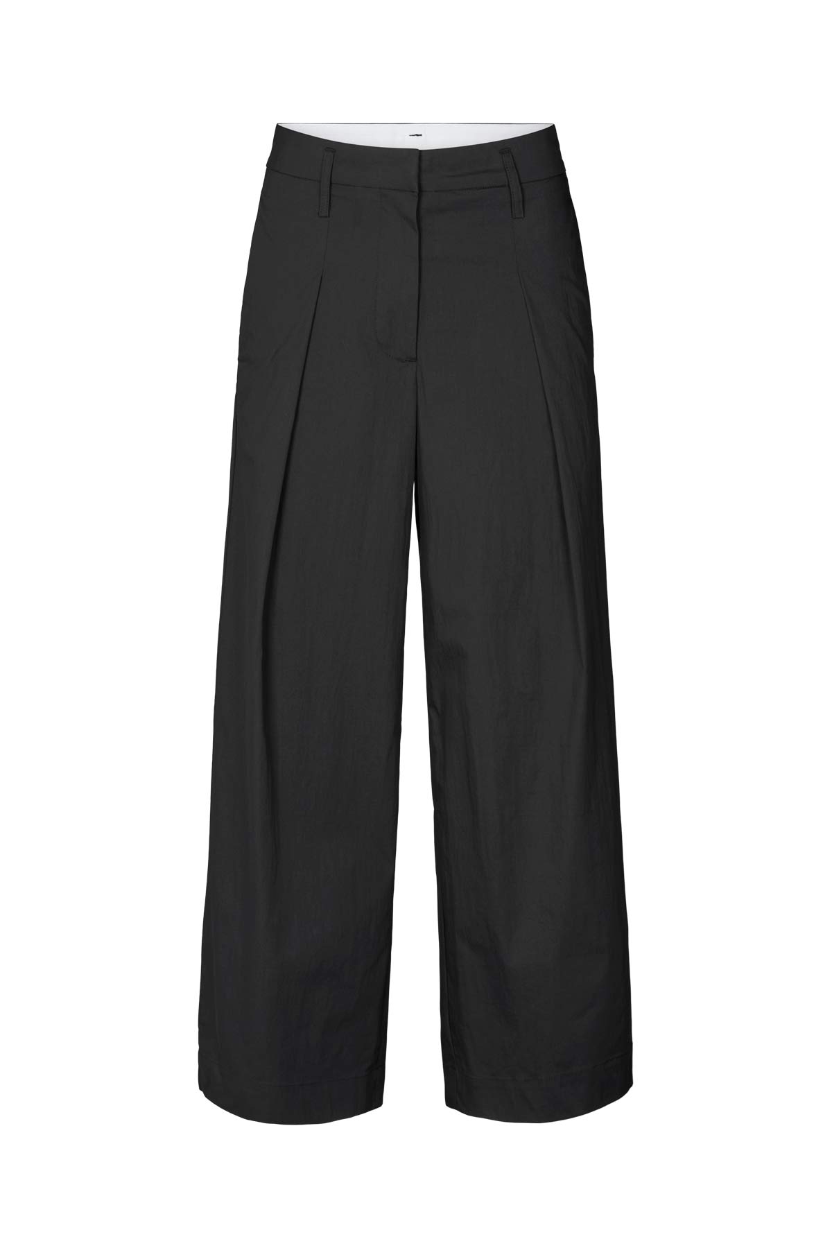 Enel - Papery parallel pants I Black Black XS 2 - Rabens Saloner - DK