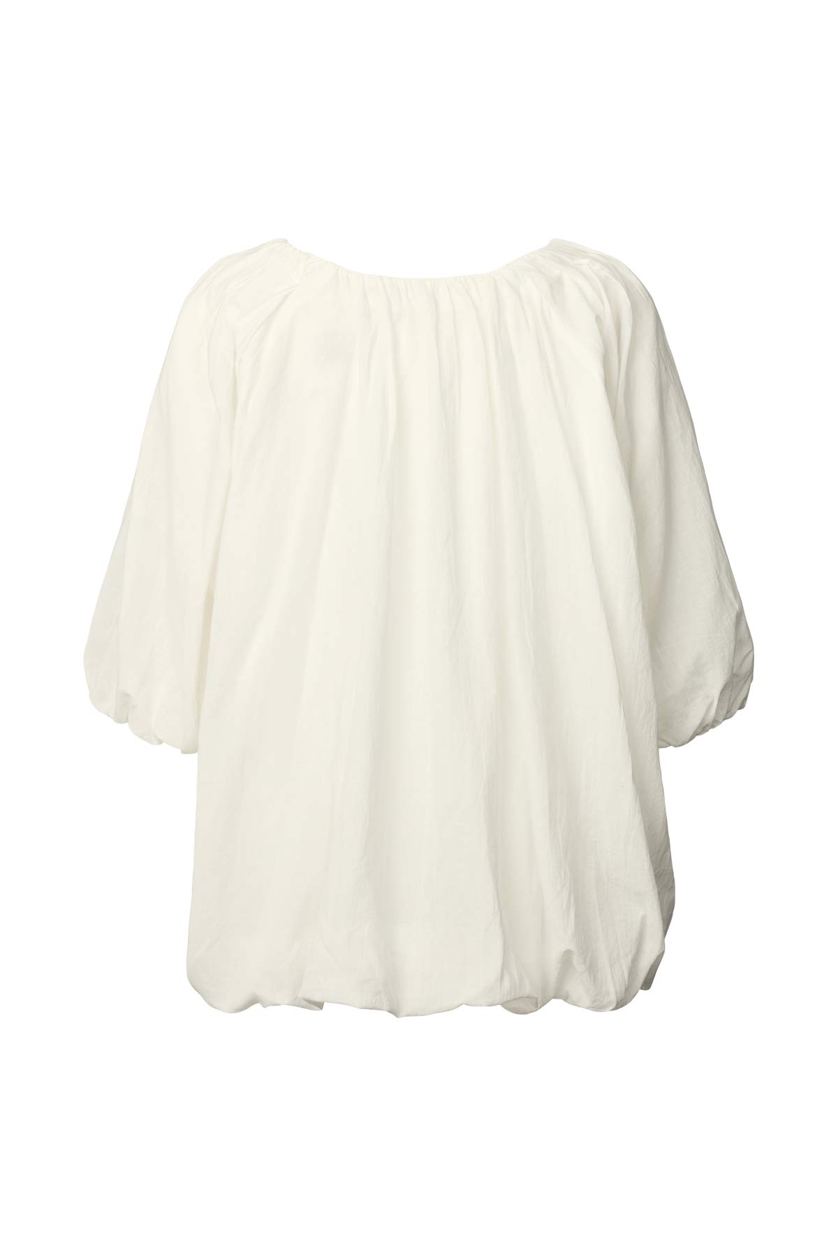Rachelle - Voile cloud blouse I White 4 - Rabens Saloner - DK