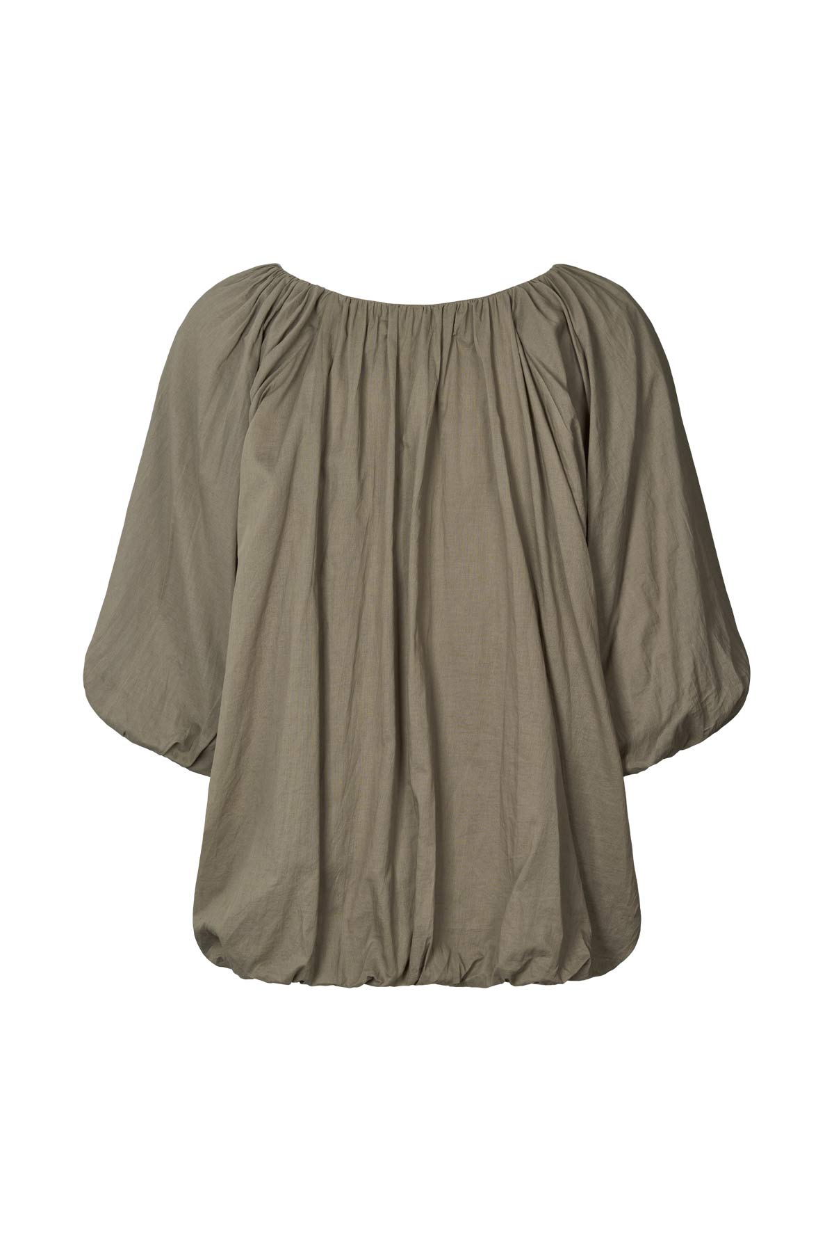 Rachelle - Voile cloud blouse I Dry bark 2 - Rabens Saloner - DK