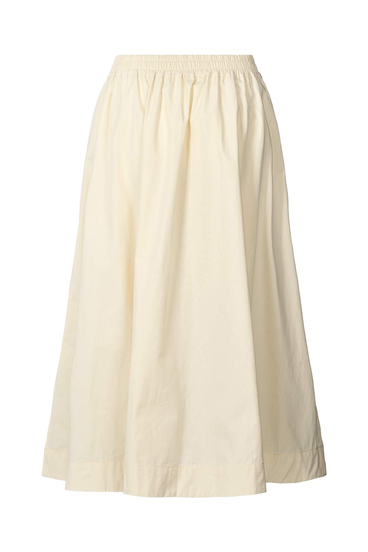 Guri - Poplin heavy full skirt I Champagne 3 - Rabens Saloner - DK