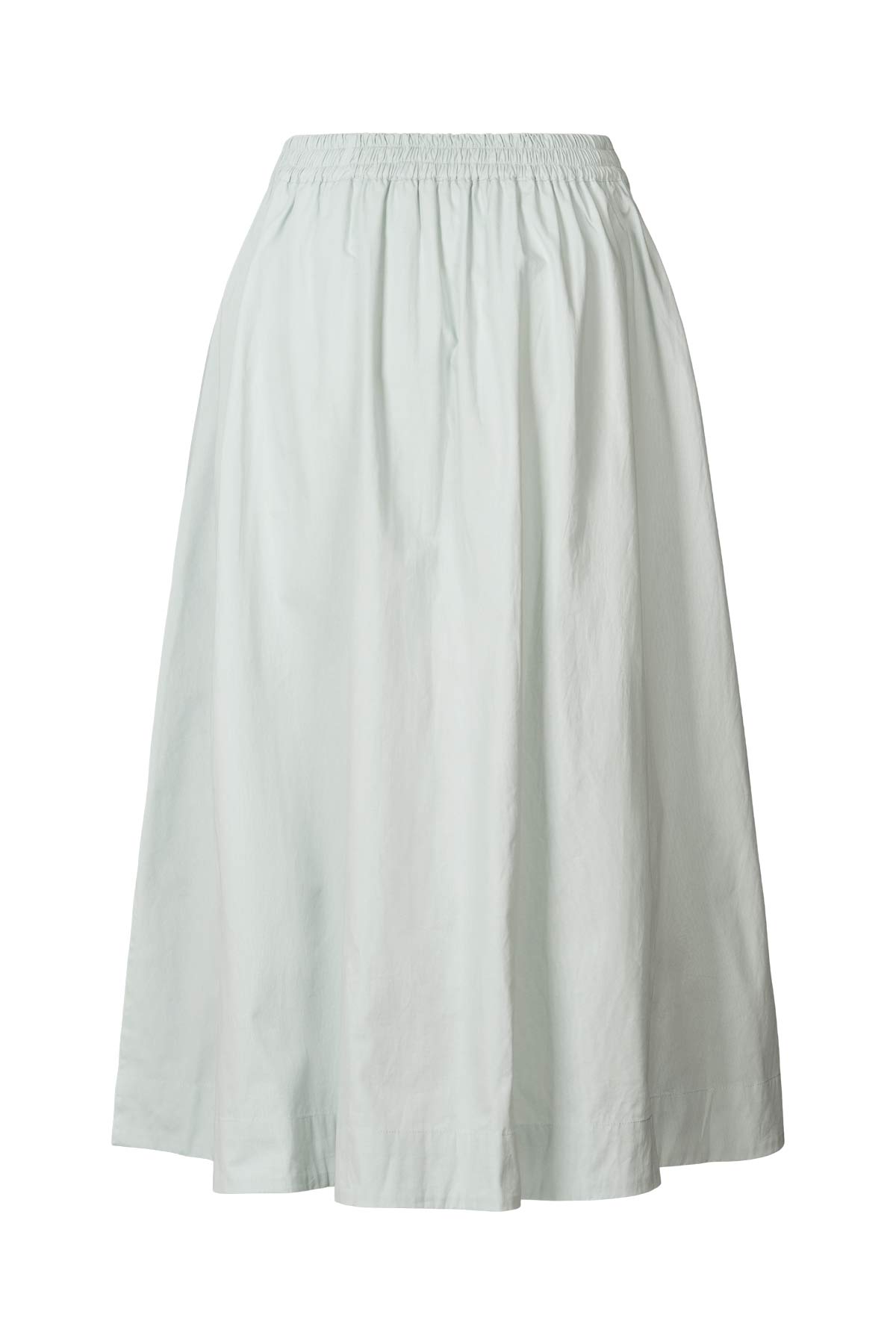 Guri - Poplin heavy full skirt I Sky blue 4 - Rabens Saloner - DK