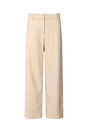 Kesia - Mini herringbone pants I Light sand Light sand XS 3 - Rabens Saloner - DK