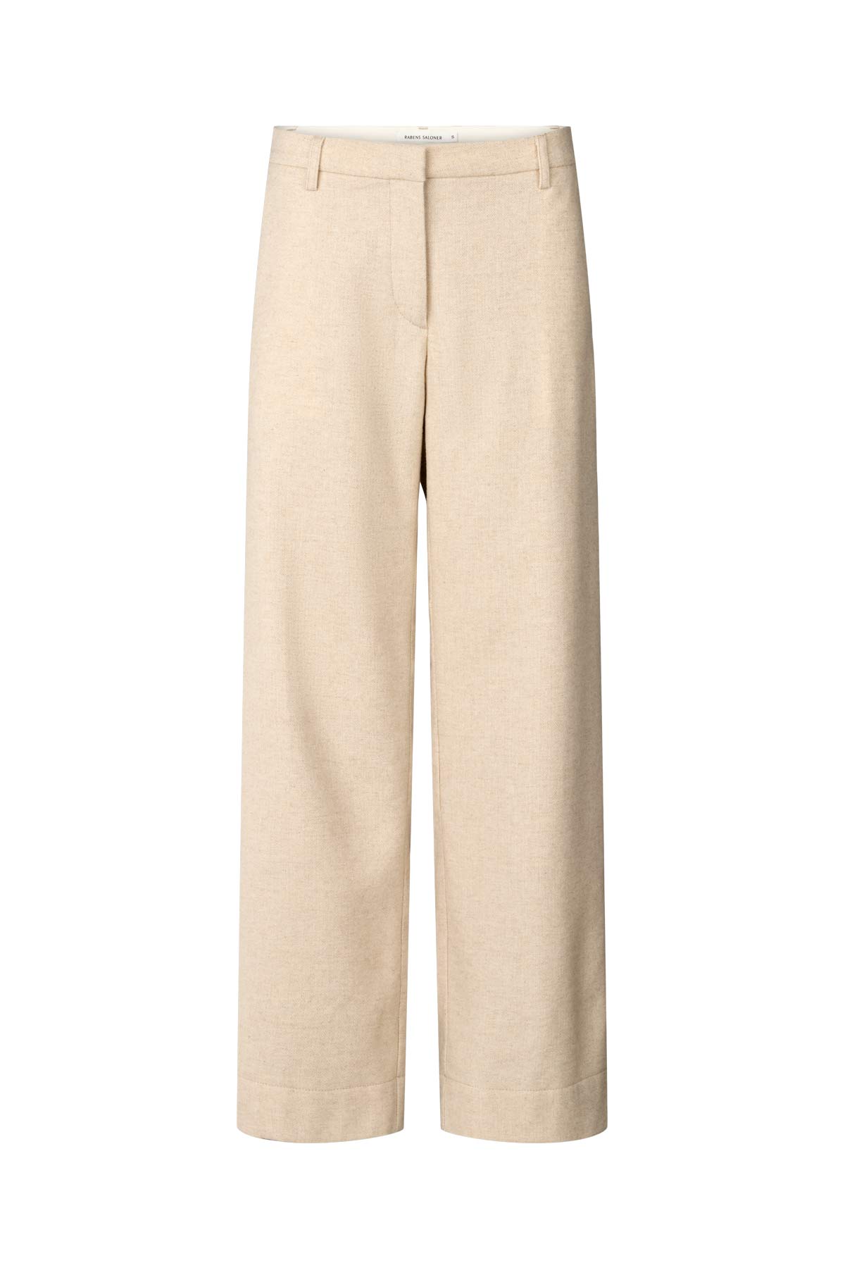 Kesia - Mini herringbone pants I Light sand Light sand XS 3 - Rabens Saloner - DK