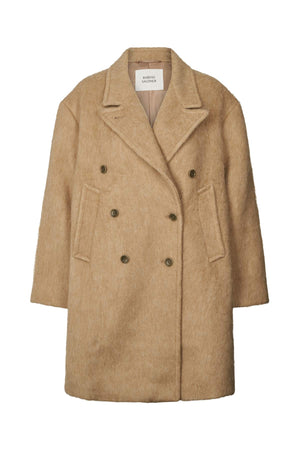 Leanna - Fuzzy oversized coat I Oatmeal Oatmeal XS/S 7 - Rabens Saloner - DK
