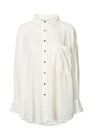 Noah - Cotton oversized shirt I White White XS/S 1 - Rabens Saloner - DK