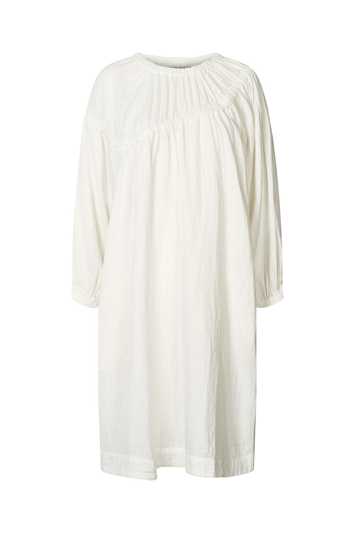 Mae - Cotton dbl elasticated dress I White White XS/S 1 - Rabens Saloner - DK