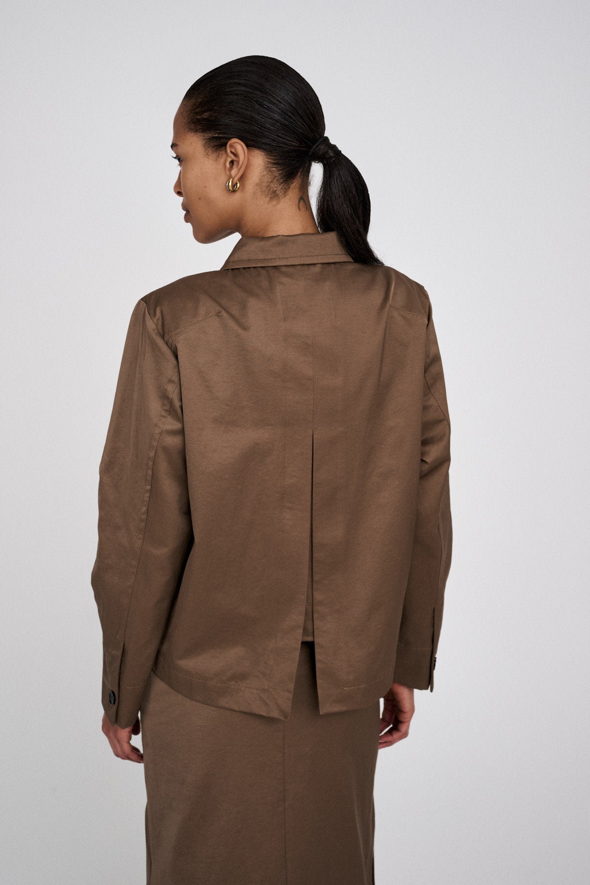 Charmaine - Cotton fusion jacket I Pirate black 6 - Rabens Saloner - DK