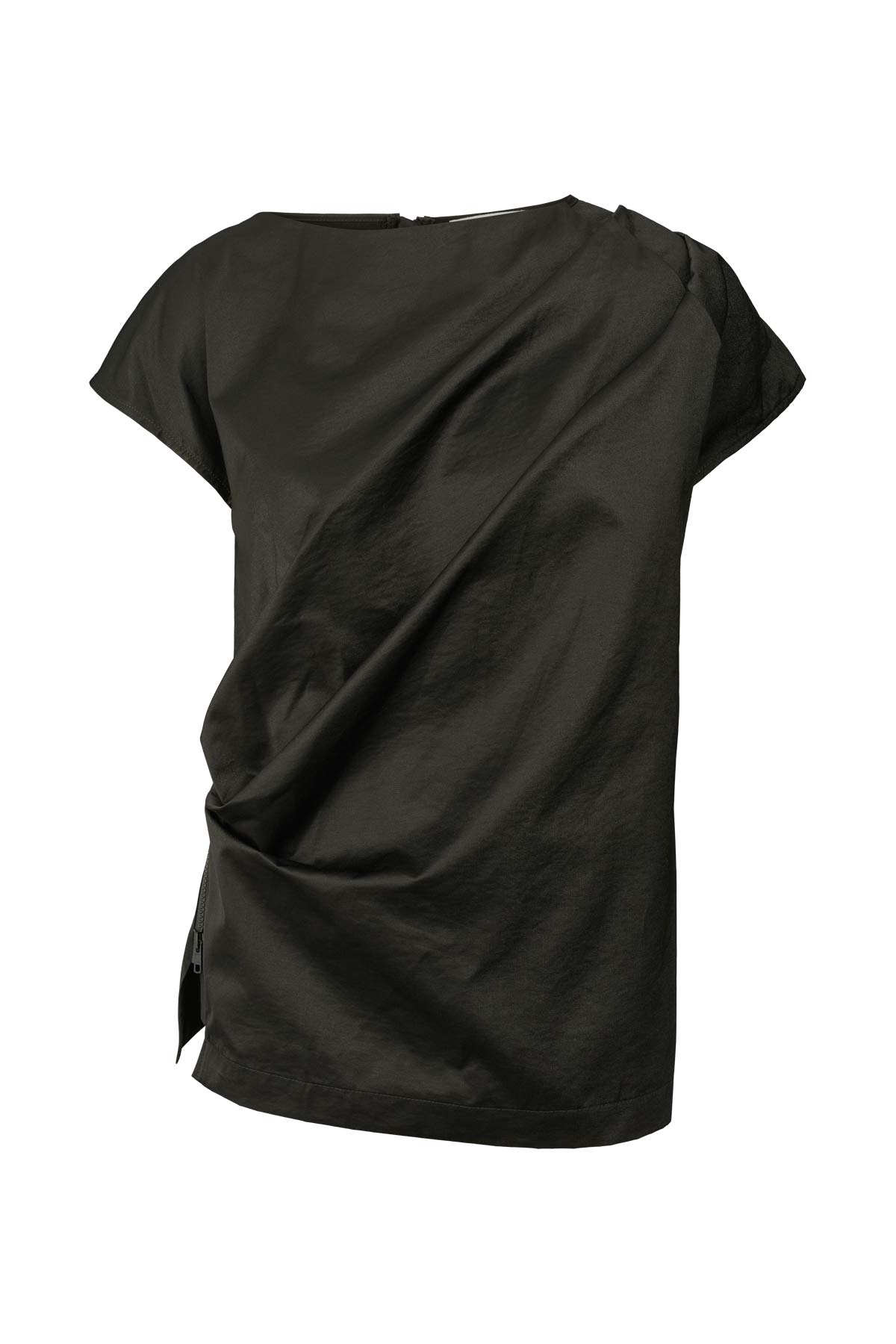 Cigga - Cotton fusion top I Pirate black Pirate black XS 4 - Rabens Saloner - DK