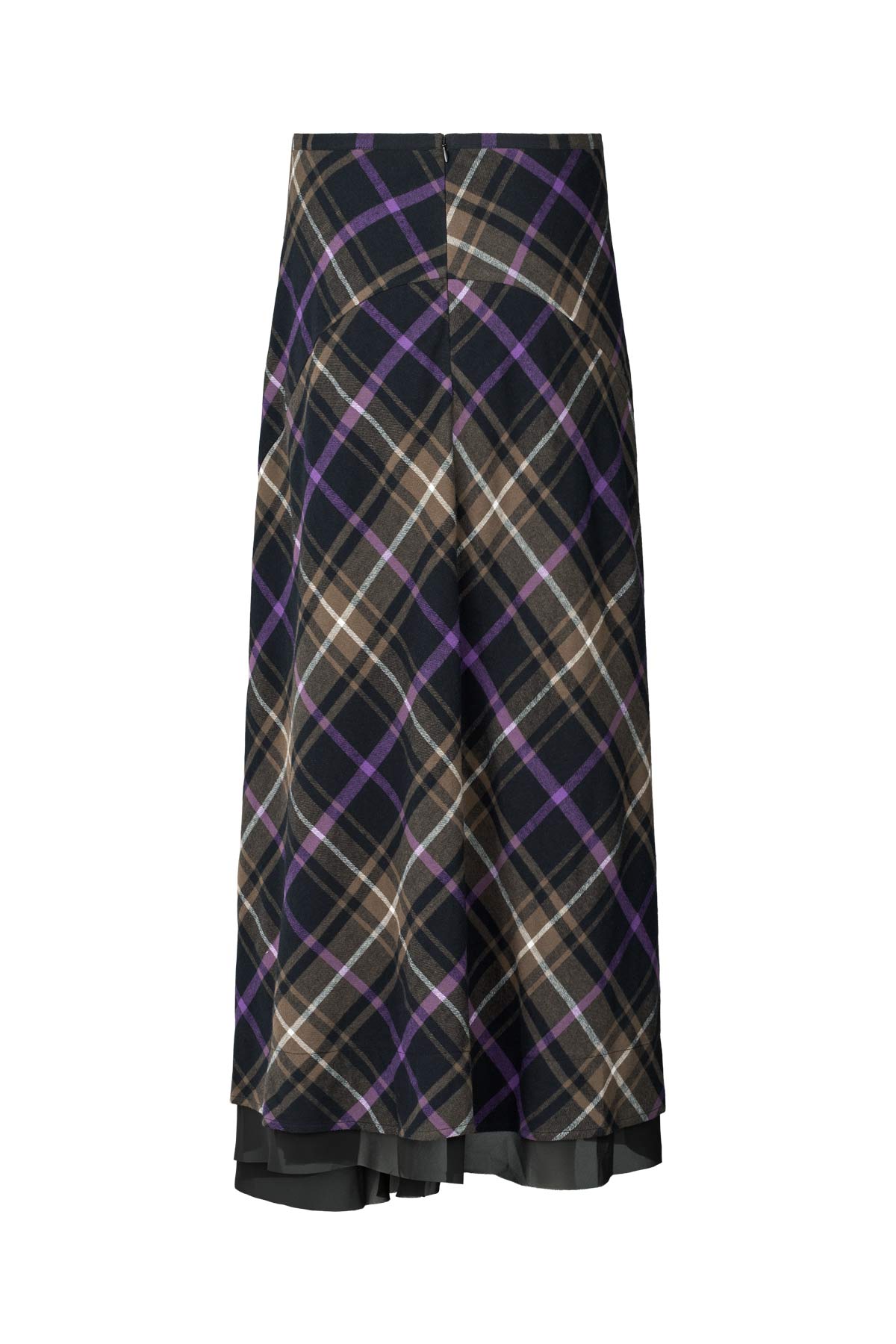 Anemone - Giant check insert skirt I Purple check combo 4 - Rabens Saloner - DK