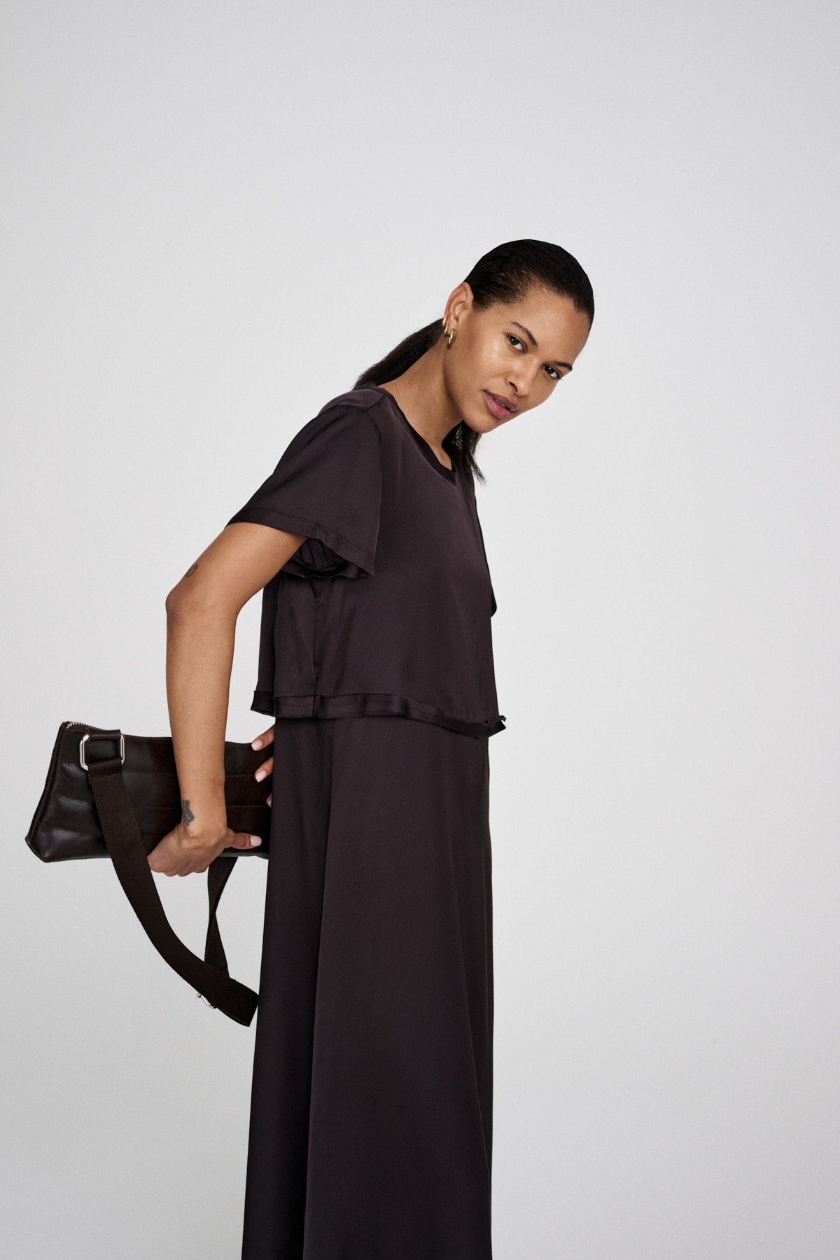 Nat - Lush t-shirt dress I After dark 2 - Rabens Saloner - DK