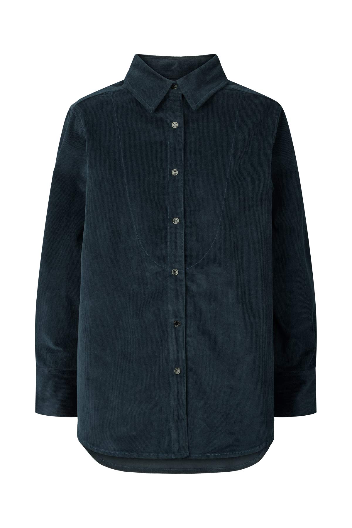 Paia - Baby corduroy shirt I Navy Navy XS 1 - Rabens Saloner - DK