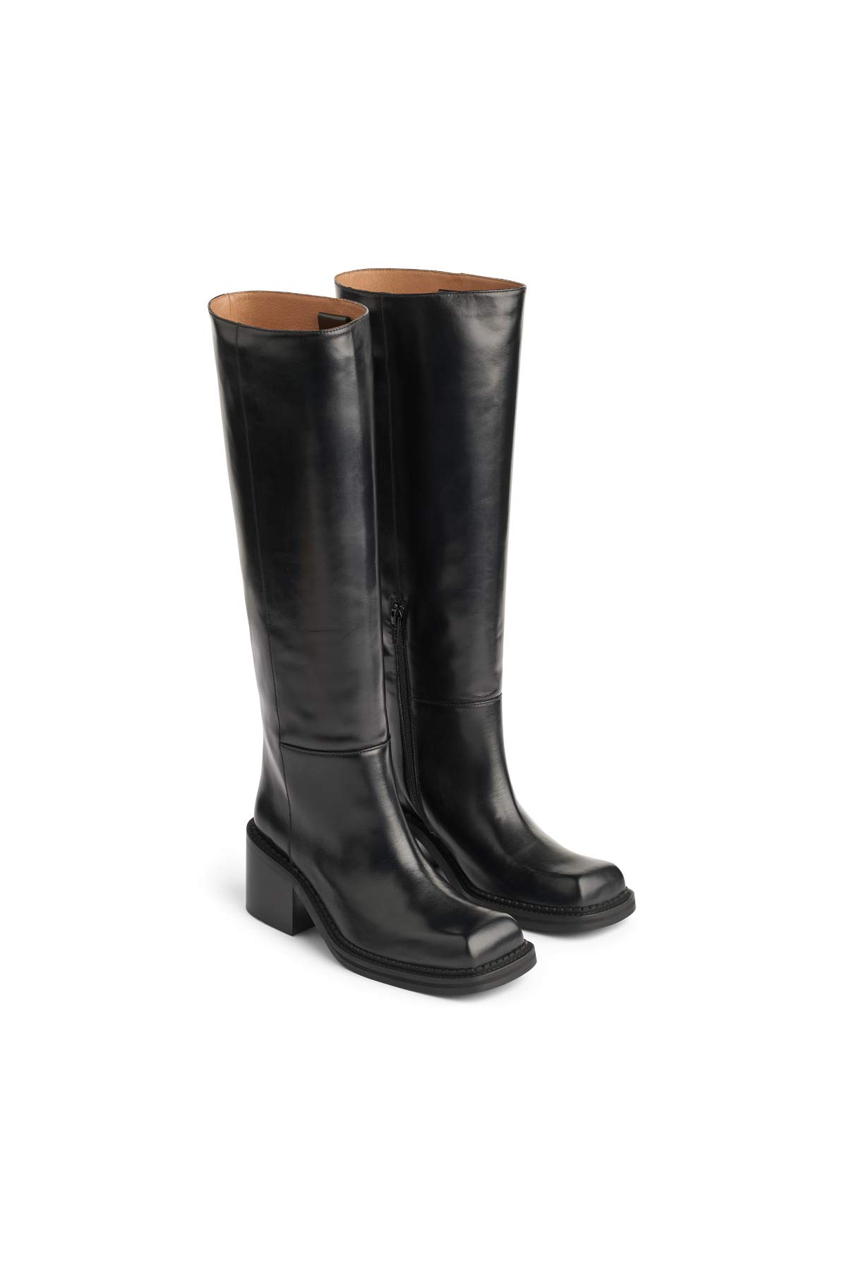 Prana - Chunky heel boot I Black Black 36 1 - Rabens Saloner - DK