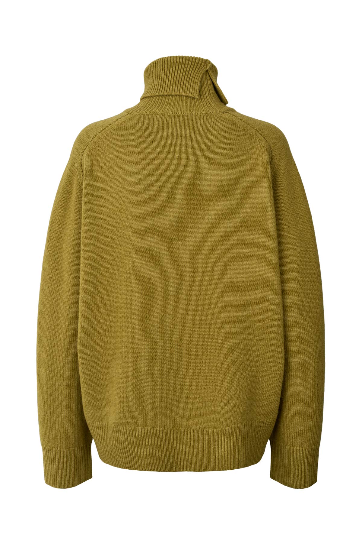 Celly - Pure wool roll neck sweater I Fern green 7 - Rabens Saloner - DK
