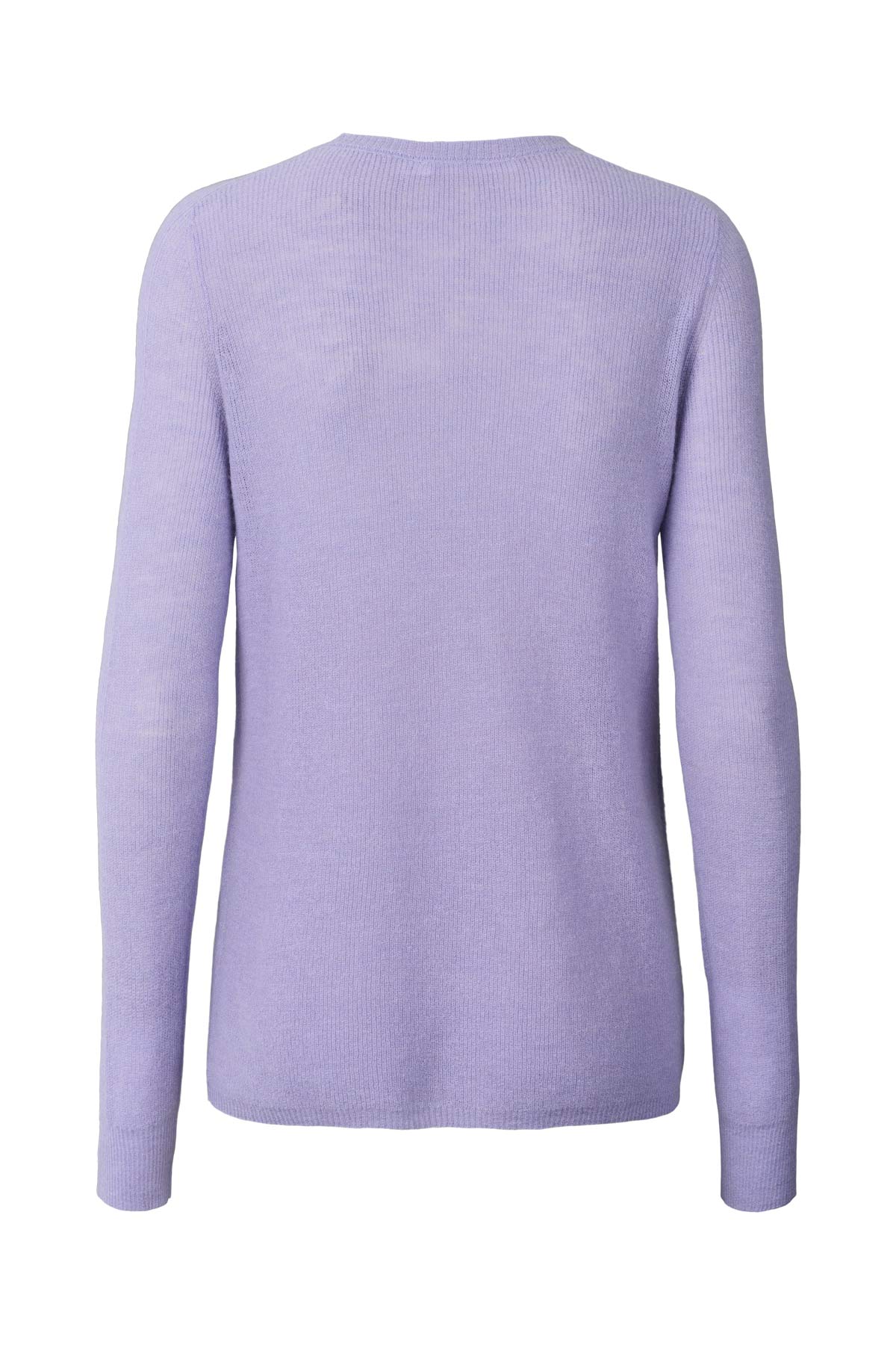 Shauna - Waffled knit long sleeve top I Lavender 2 - Rabens Saloner - DK