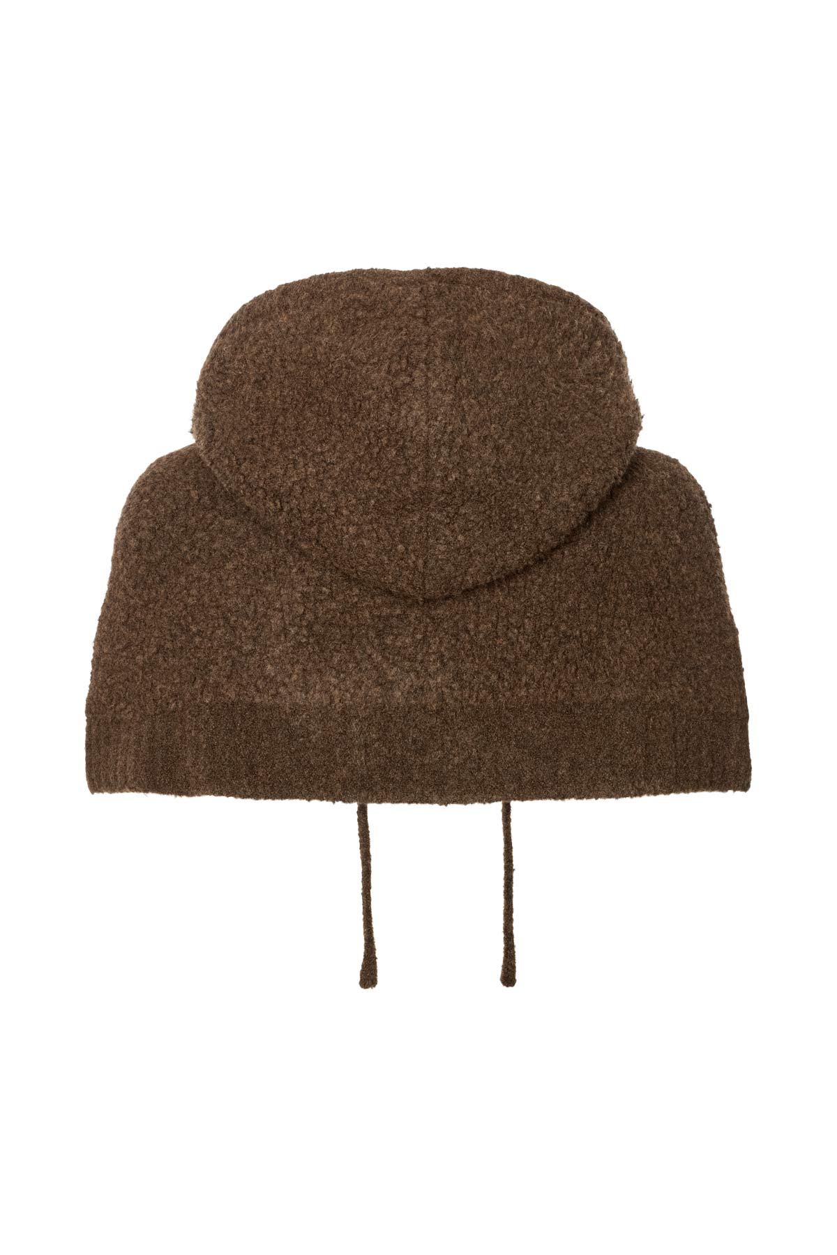 Sinika - Sheep knit hood I Dark brown 2 - Rabens Saloner - DK