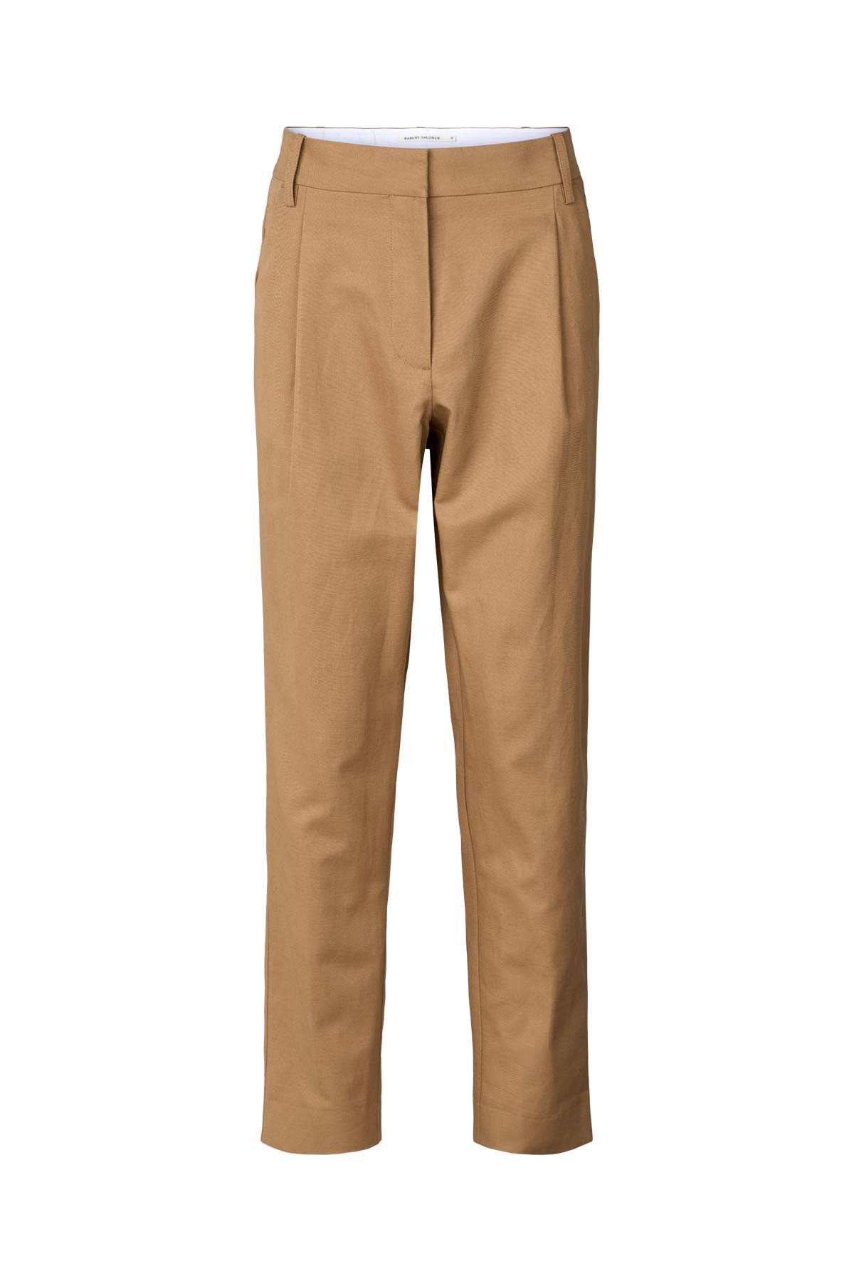 Helen - Canvas tailoring easy pants I Tobacco Tobacco XS 2 - Rabens Saloner - DK