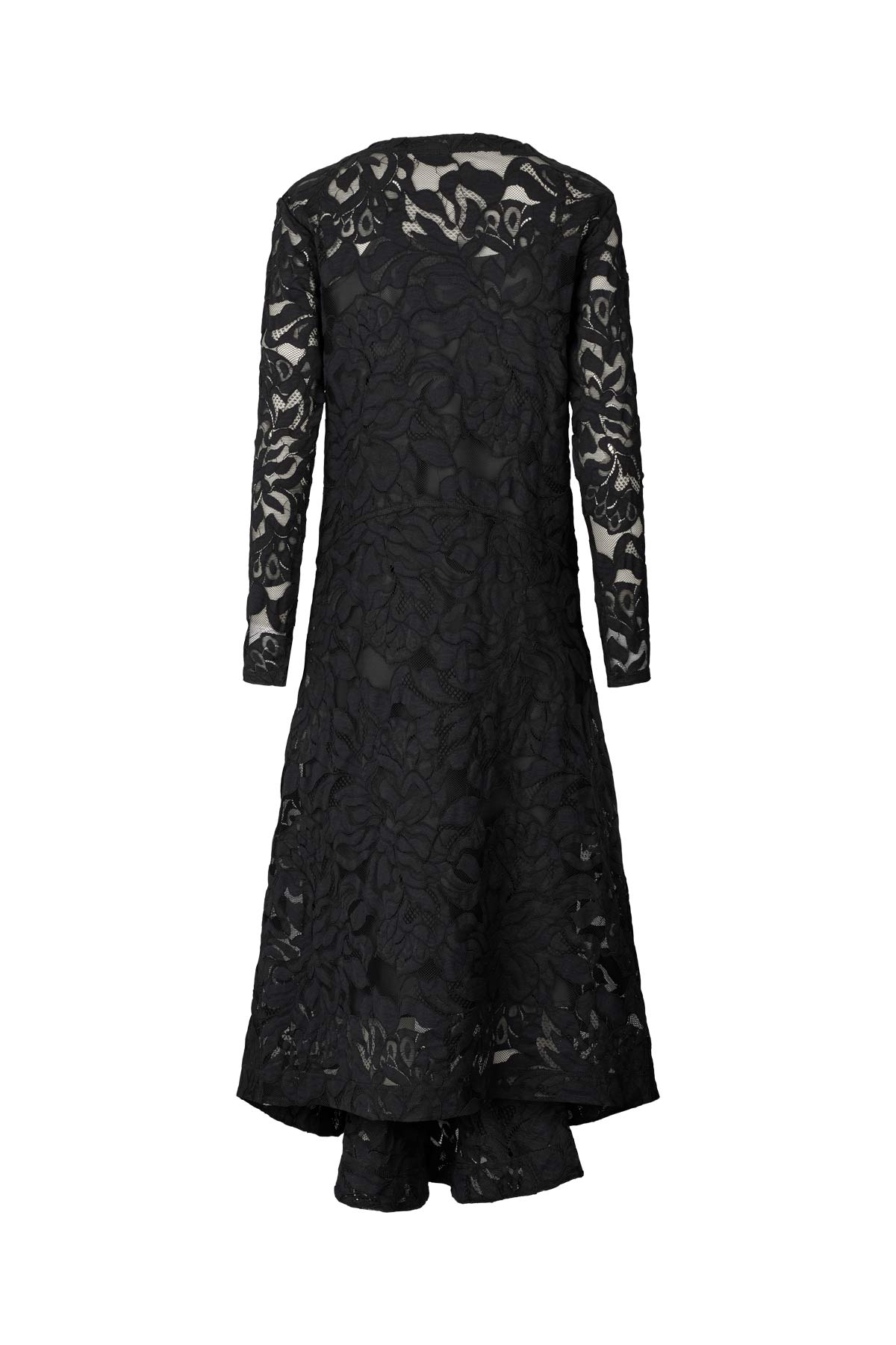 Enid - Orchid lace dress I Black 3 - Rabens Saloner - DK