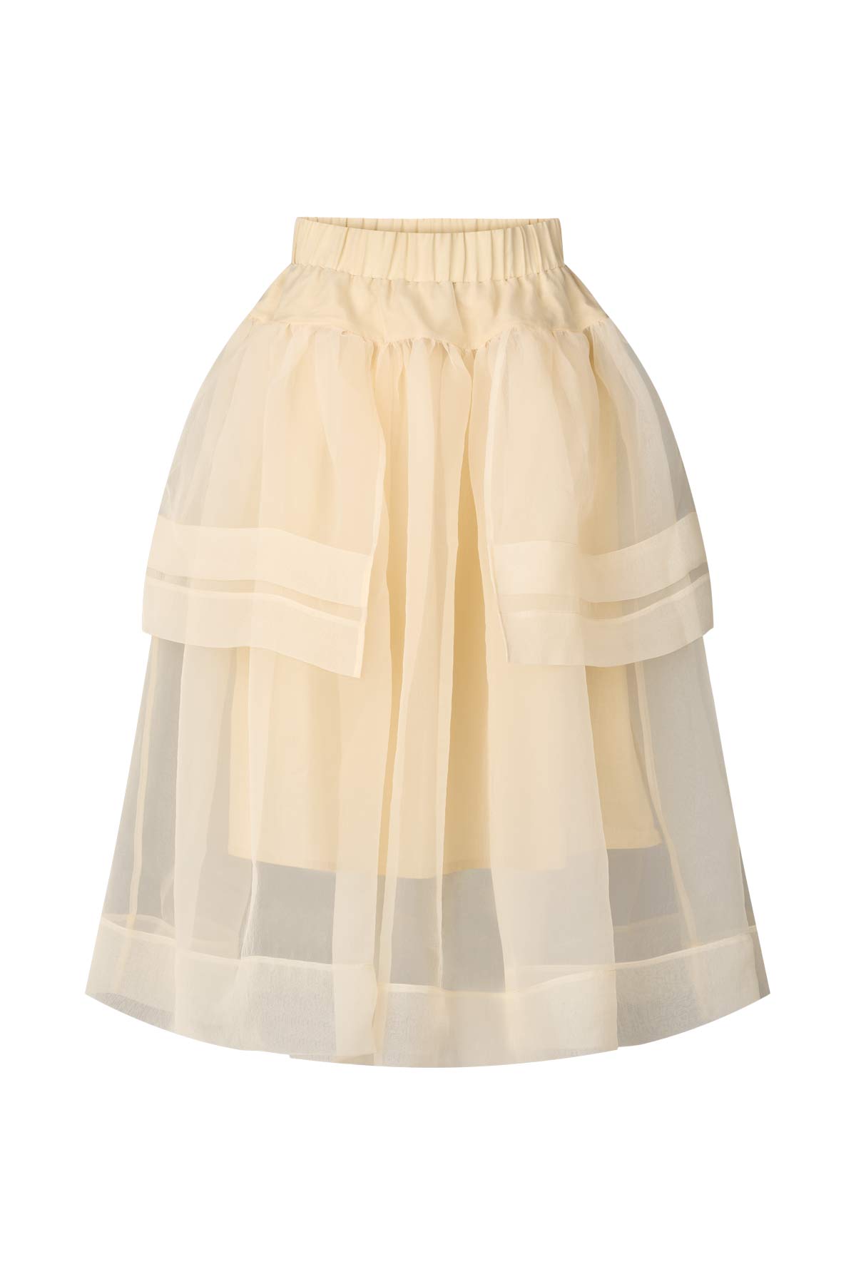 Falka - Organza layer skirt I Bisque Bisque XS 6 - Rabens Saloner - DK