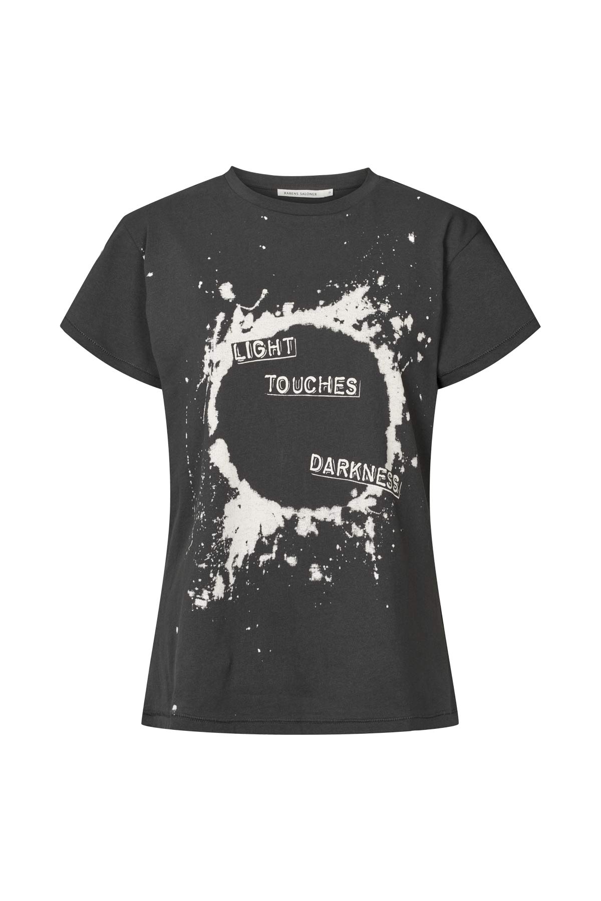 Ambla - Eclipsed print t-shirt I Faded black Faded black XS 4 - Rabens Saloner - DK